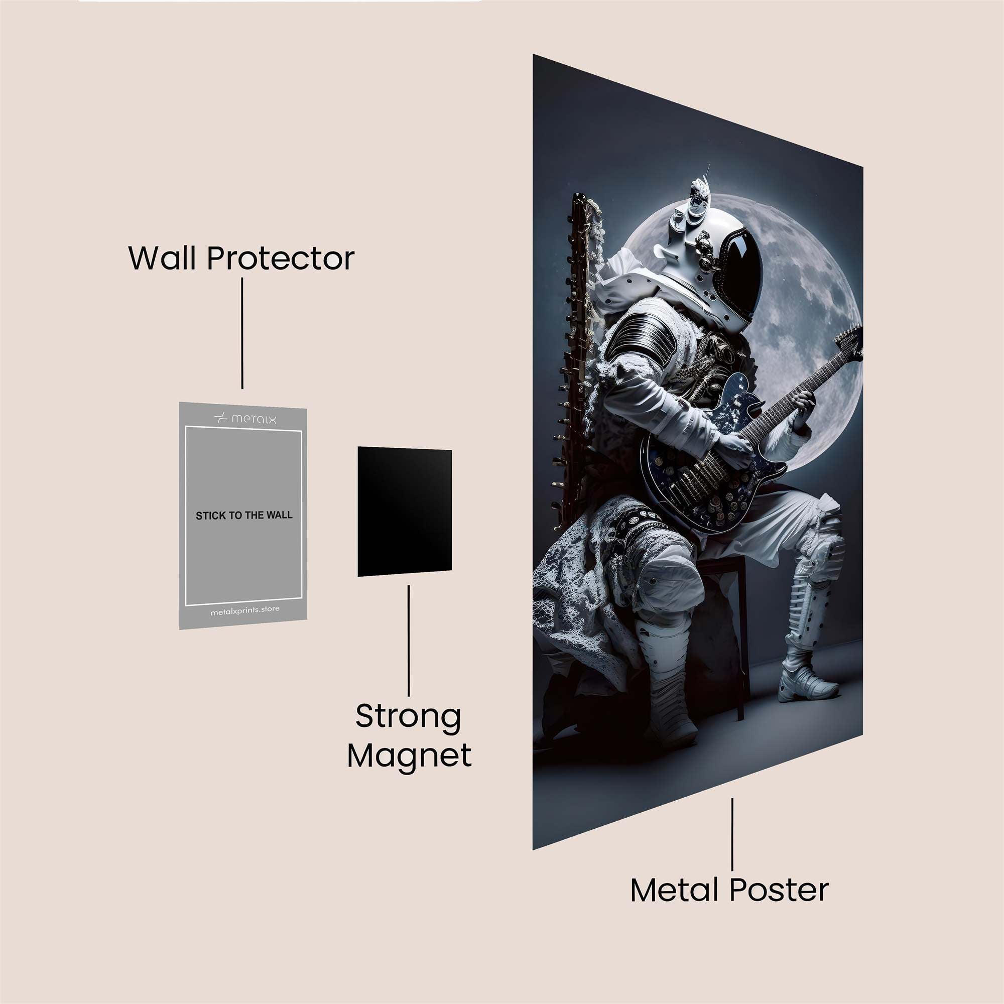 Lunar Rocker Safe Wall Magnetic / M
