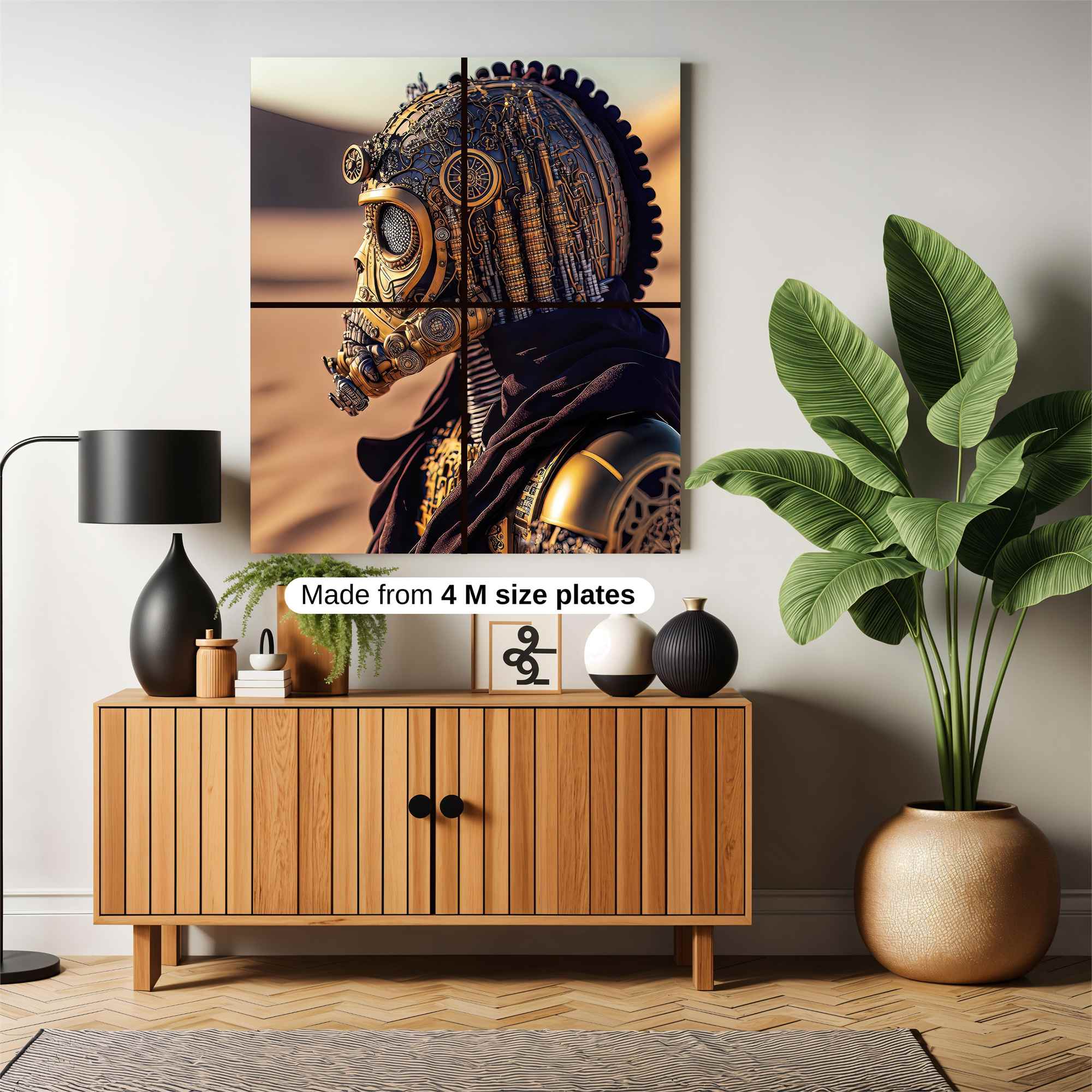 Desert Steampunk Safe Wall Magnetic / M