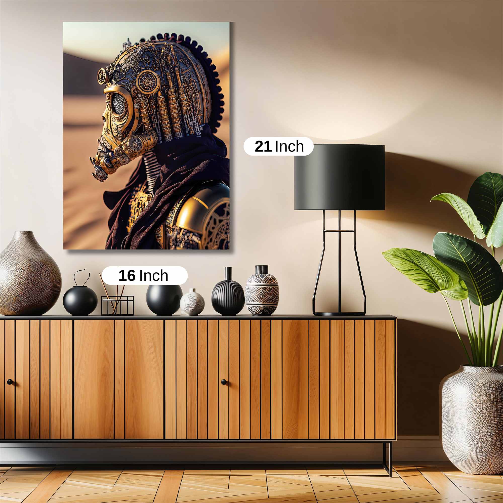 Desert Steampunk Safe Wall Magnetic / M