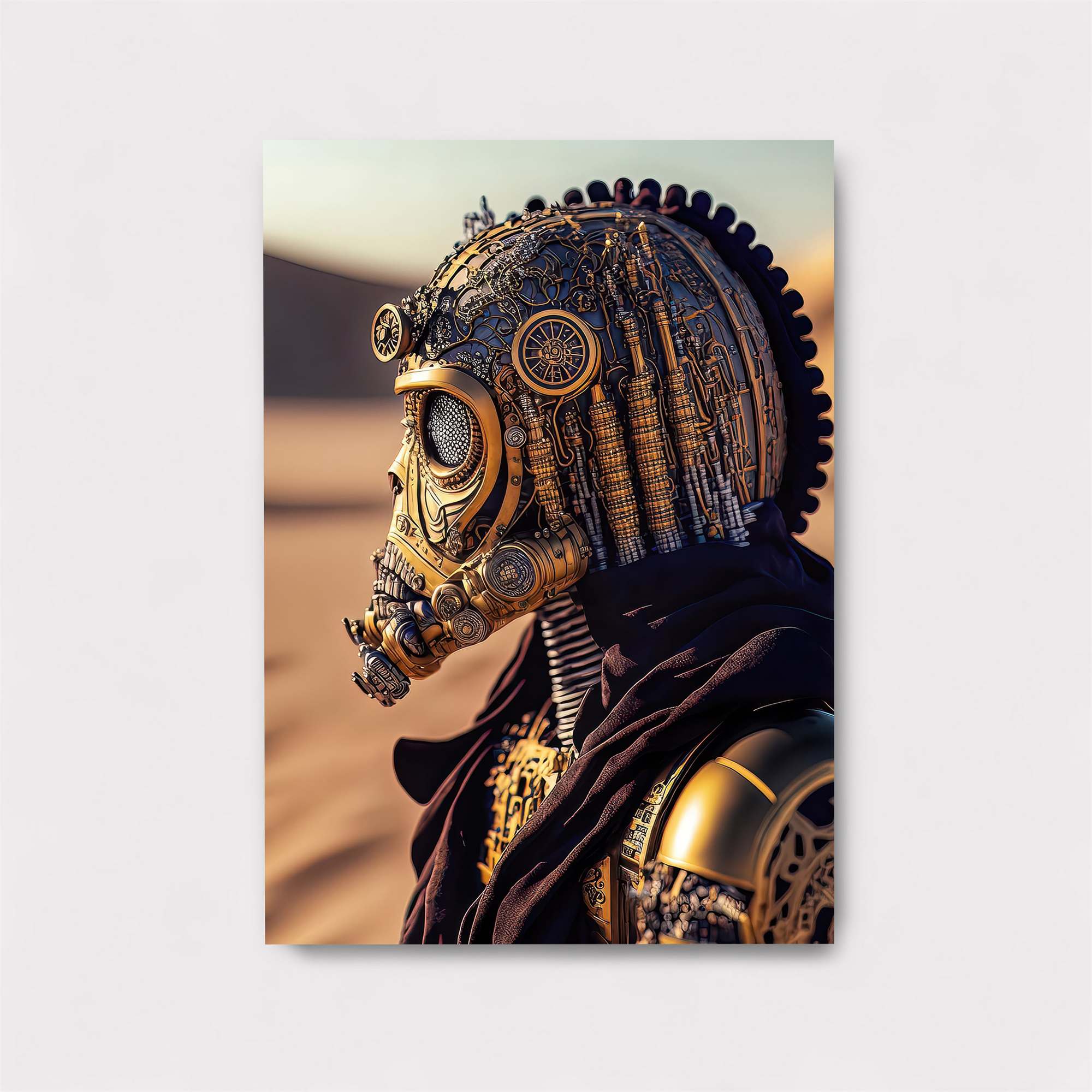 Desert Steampunk Safe Wall Magnetic / M