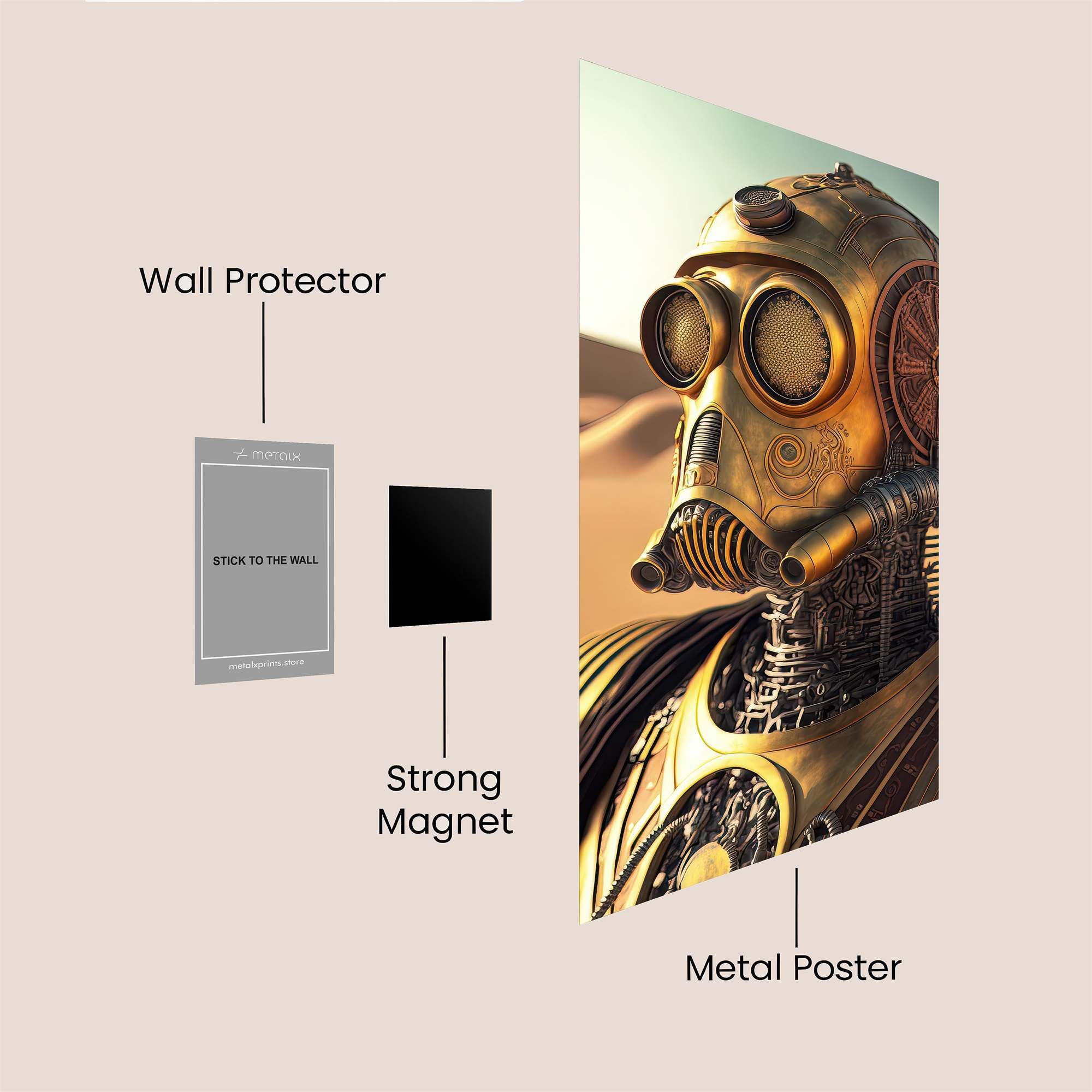 C-3PO Regal Safe Wall Magnetic / M