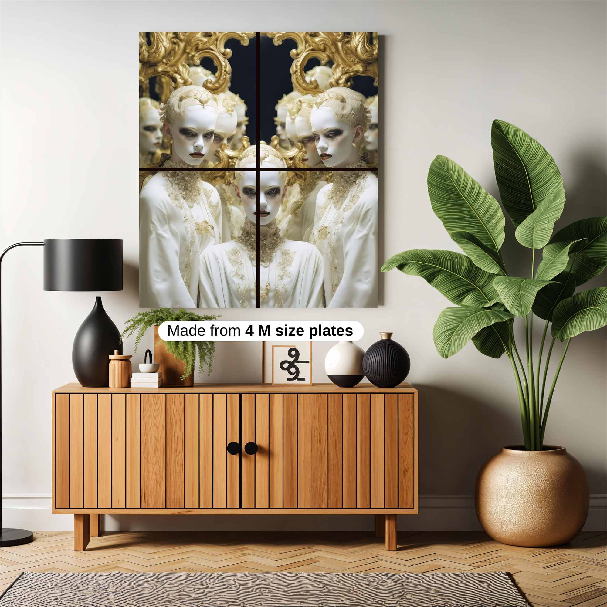 Mirror Elegance Safe Wall Magnetic / M