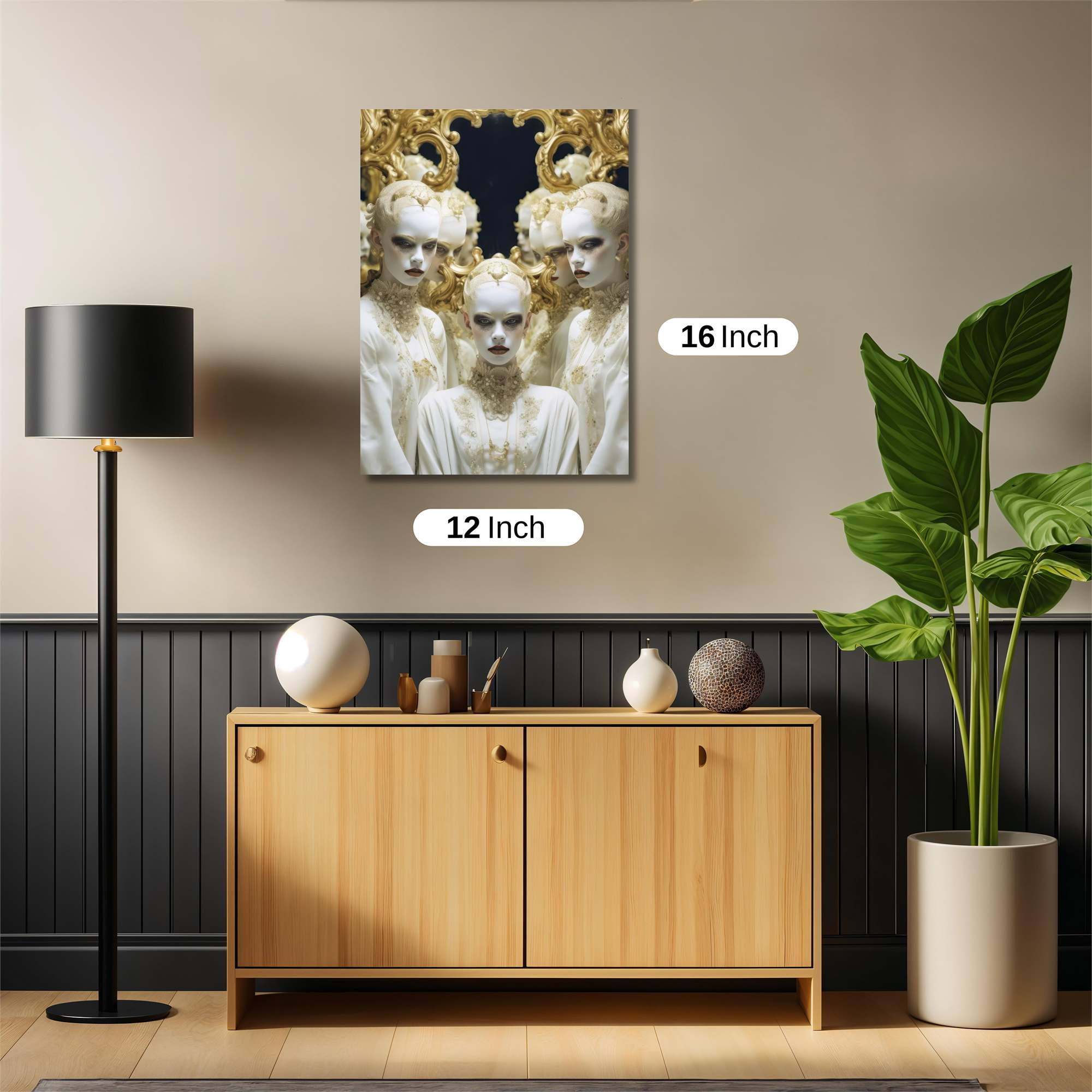 Mirror Elegance Safe Wall Magnetic / M