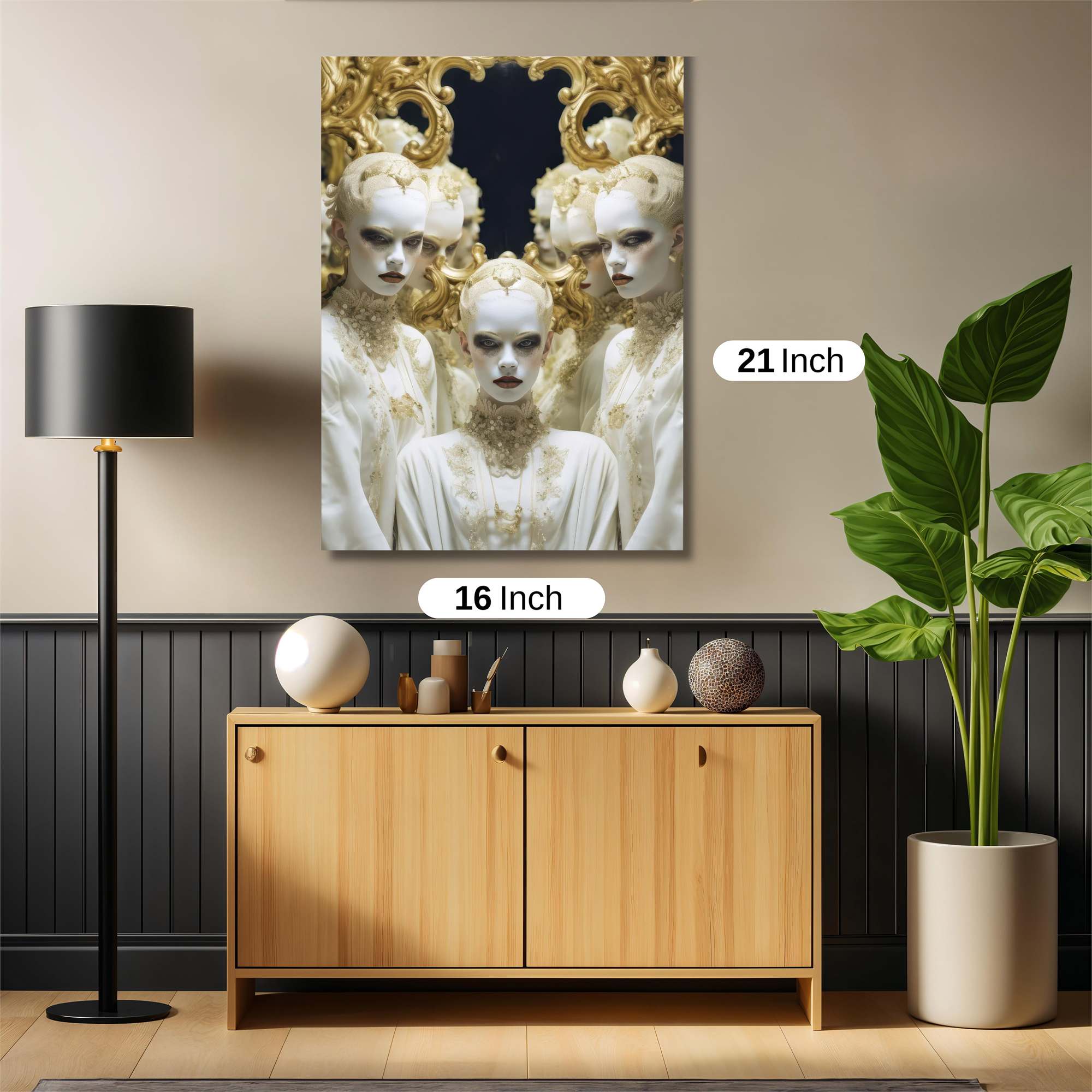 Mirror Elegance Safe Wall Magnetic / M