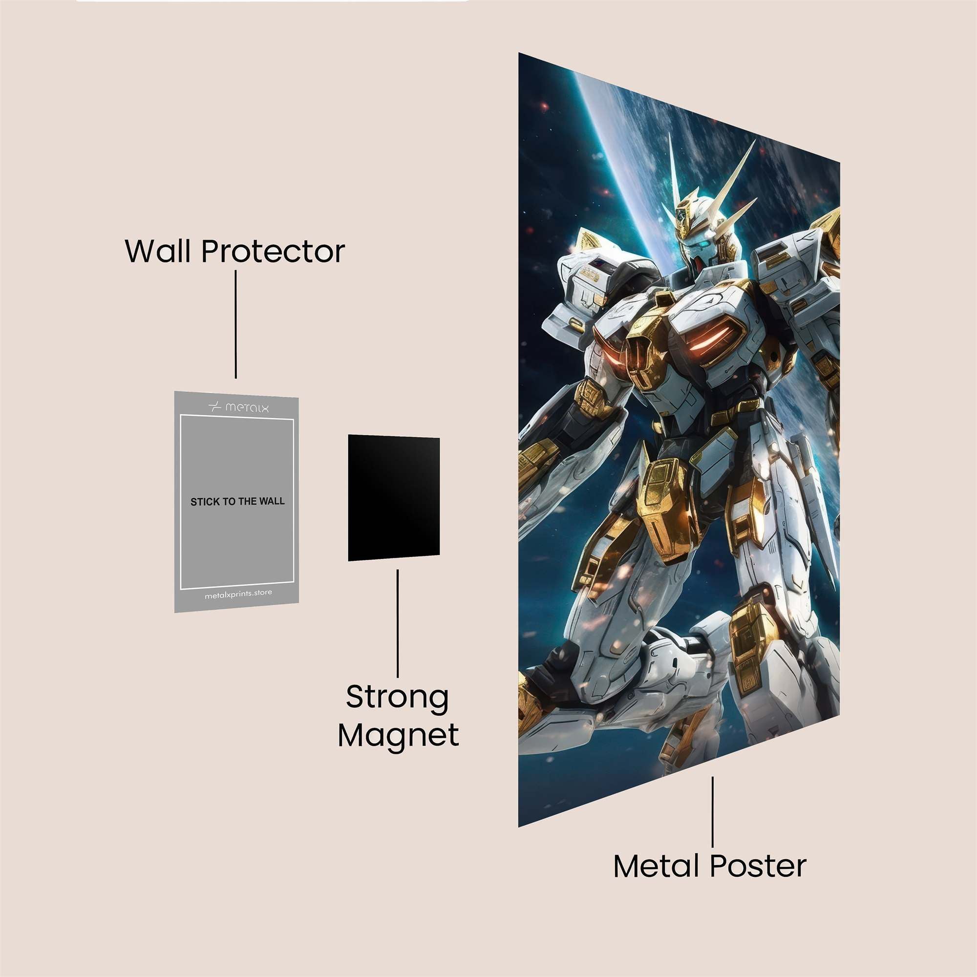 Unicorn Radiant Safe Wall Magnetic / M