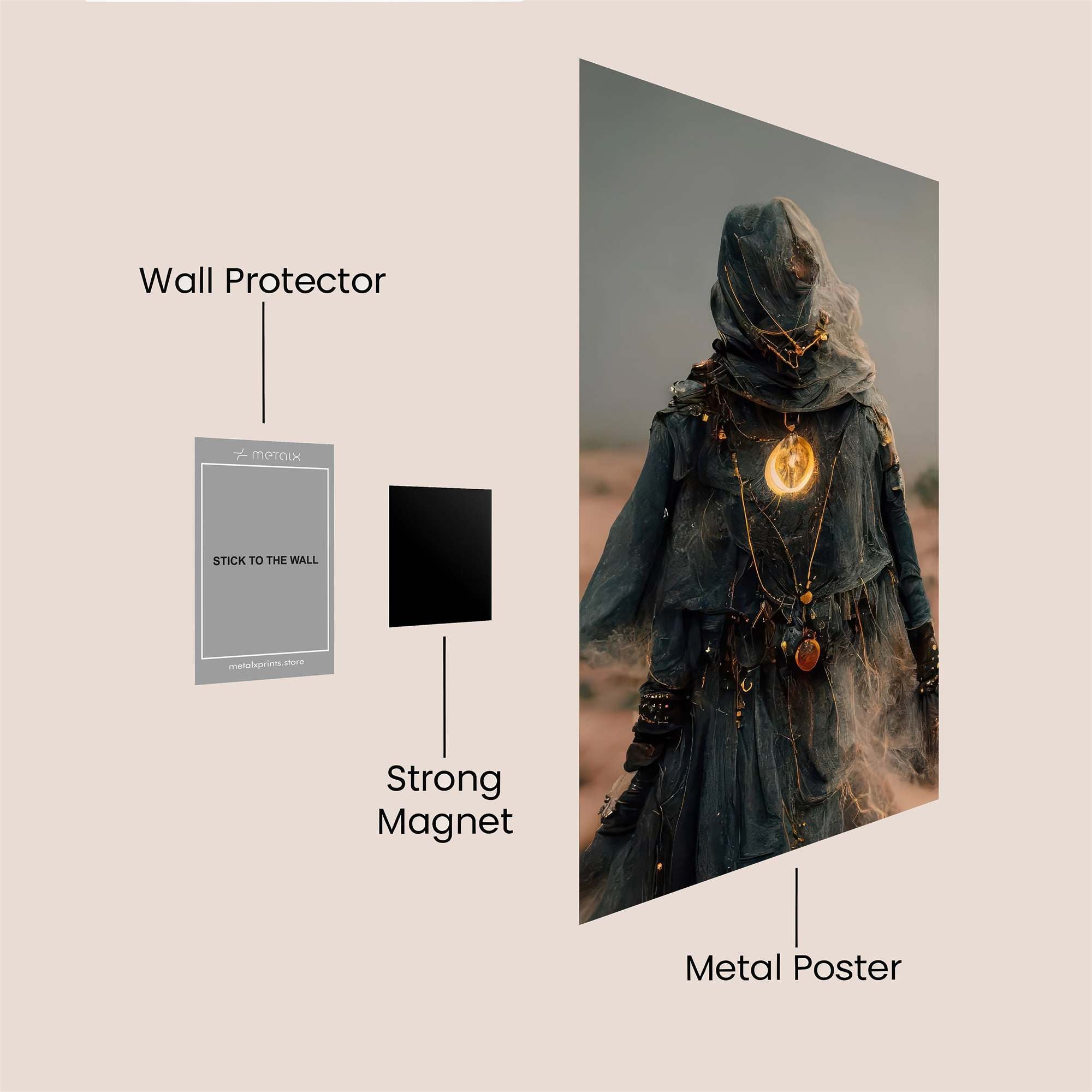 Veiled Enigma Safe Wall Magnetic / M