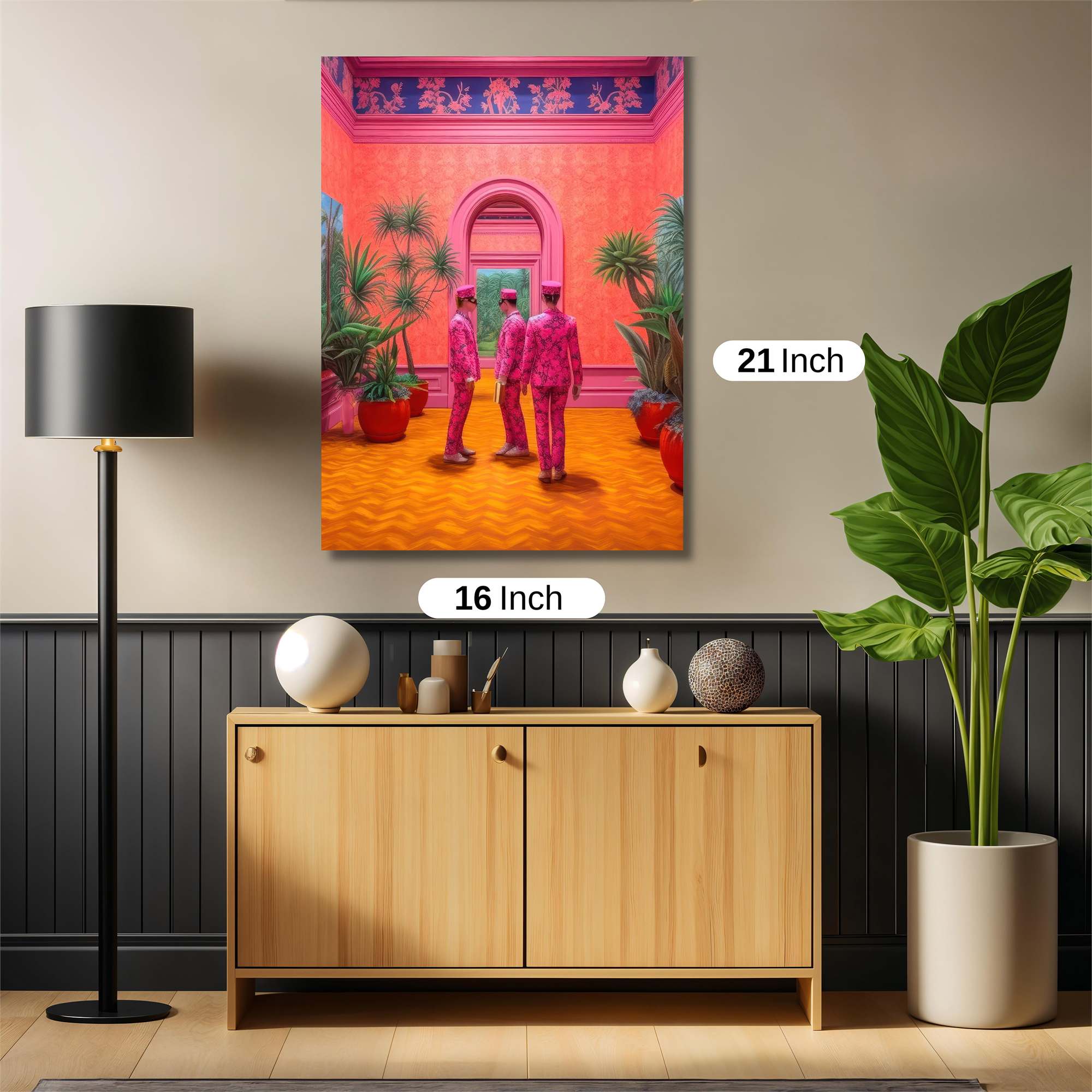 Pink Harmony Safe Wall Magnetic / M