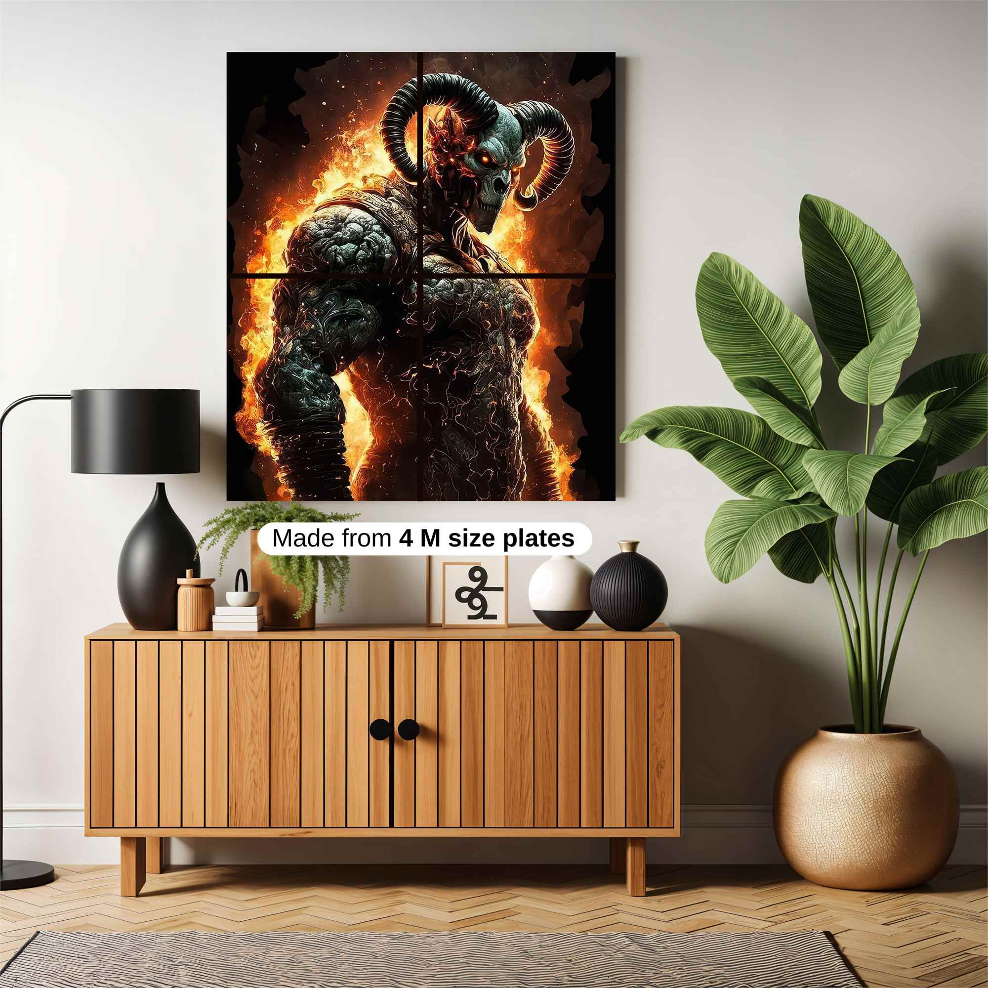 Demon Blaze Safe Wall Magnetic / M