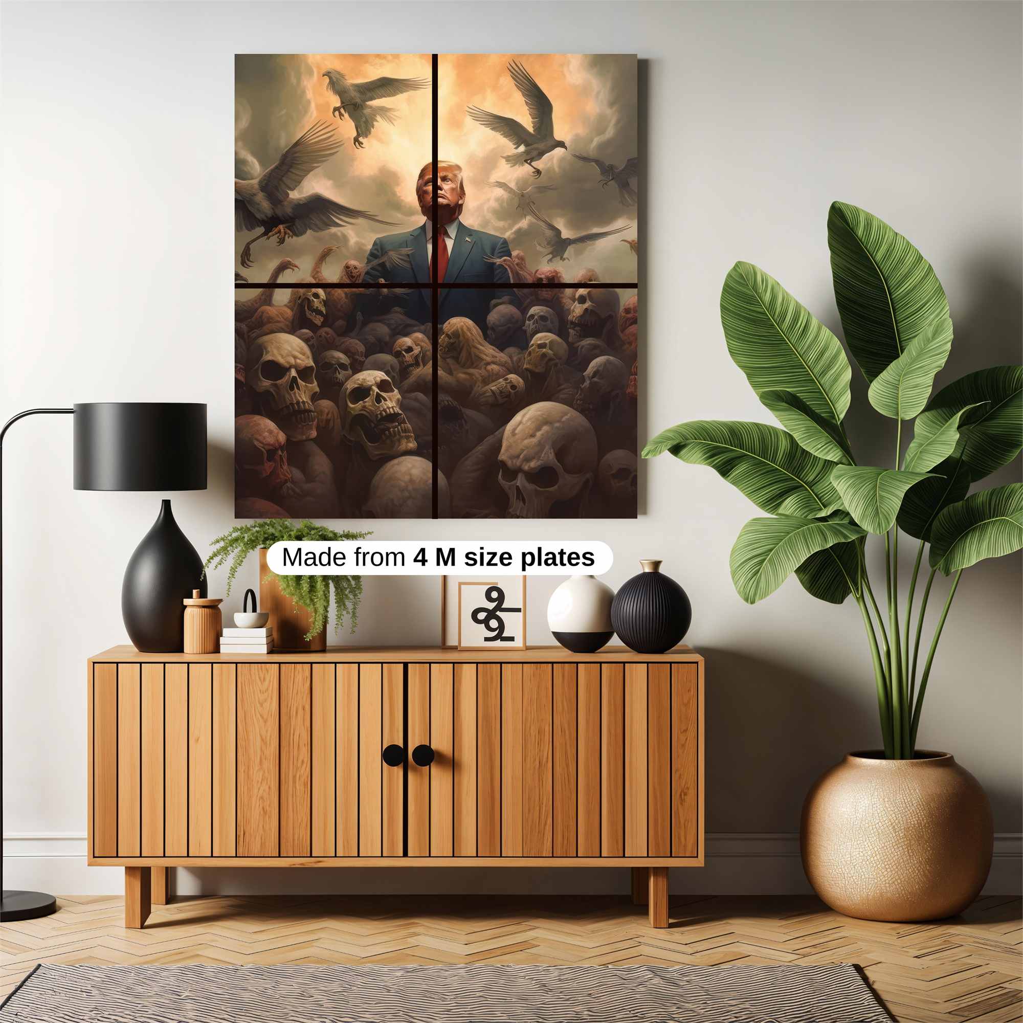 Trump Apocalyptic Safe Wall Magnetic / M