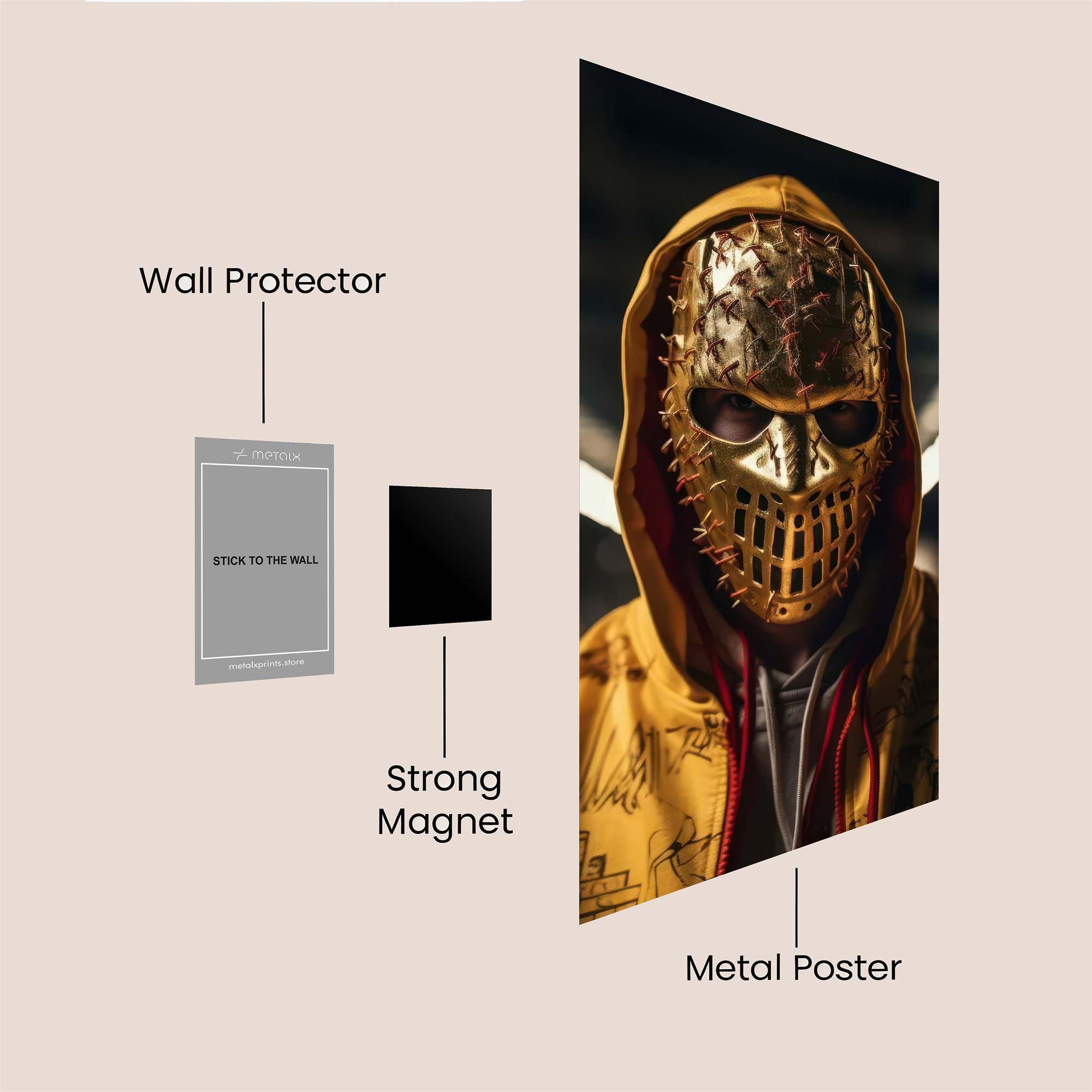 Jigsaw Enigma Safe Wall Magnetic / M
