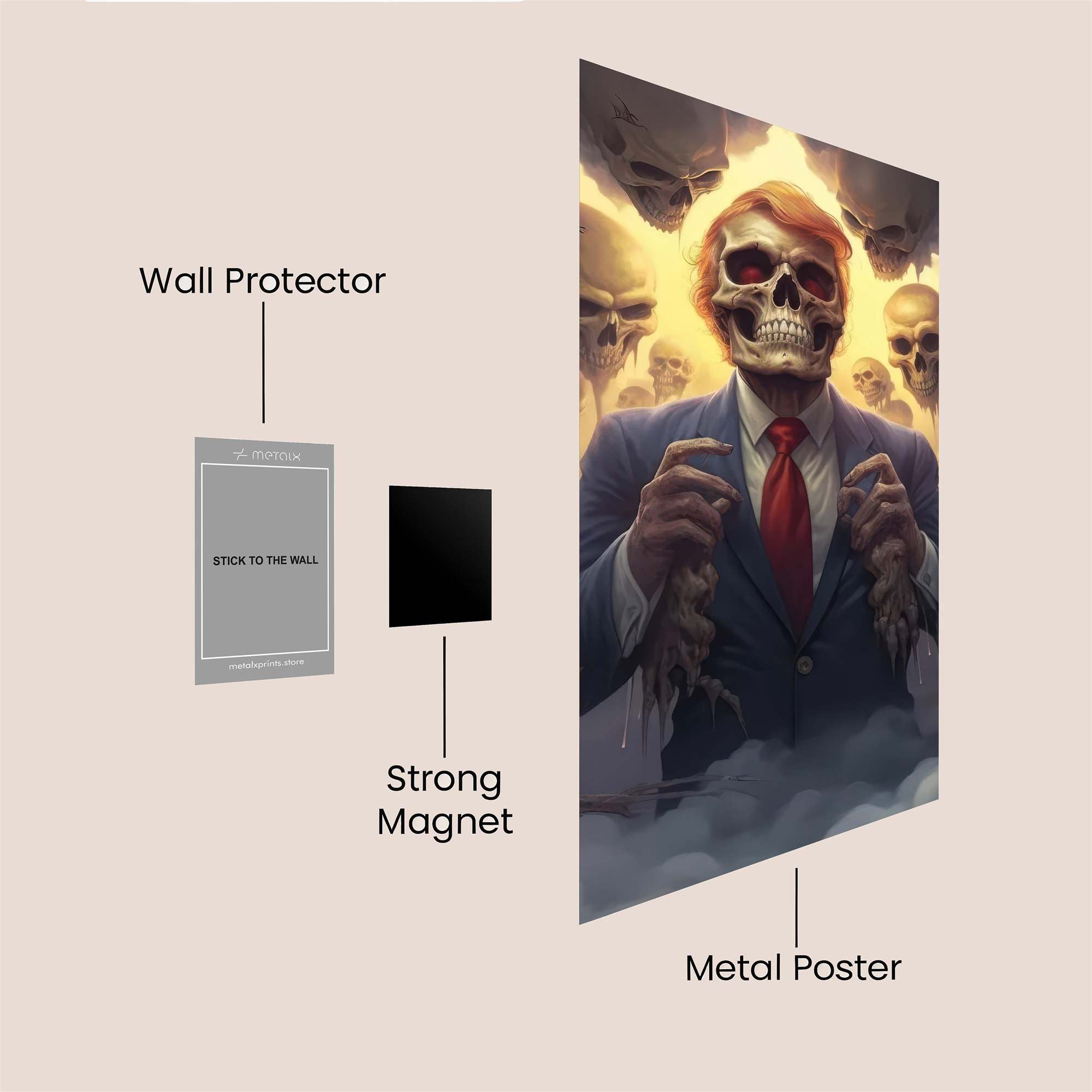 Trump Macabre Safe Wall Magnetic / M