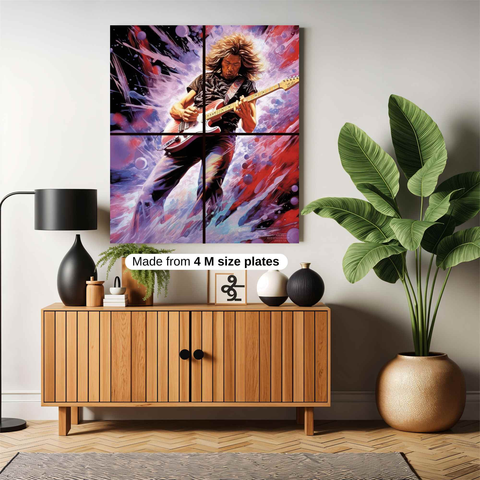 Guitar Frenzy Safe Wall Magnetic / M