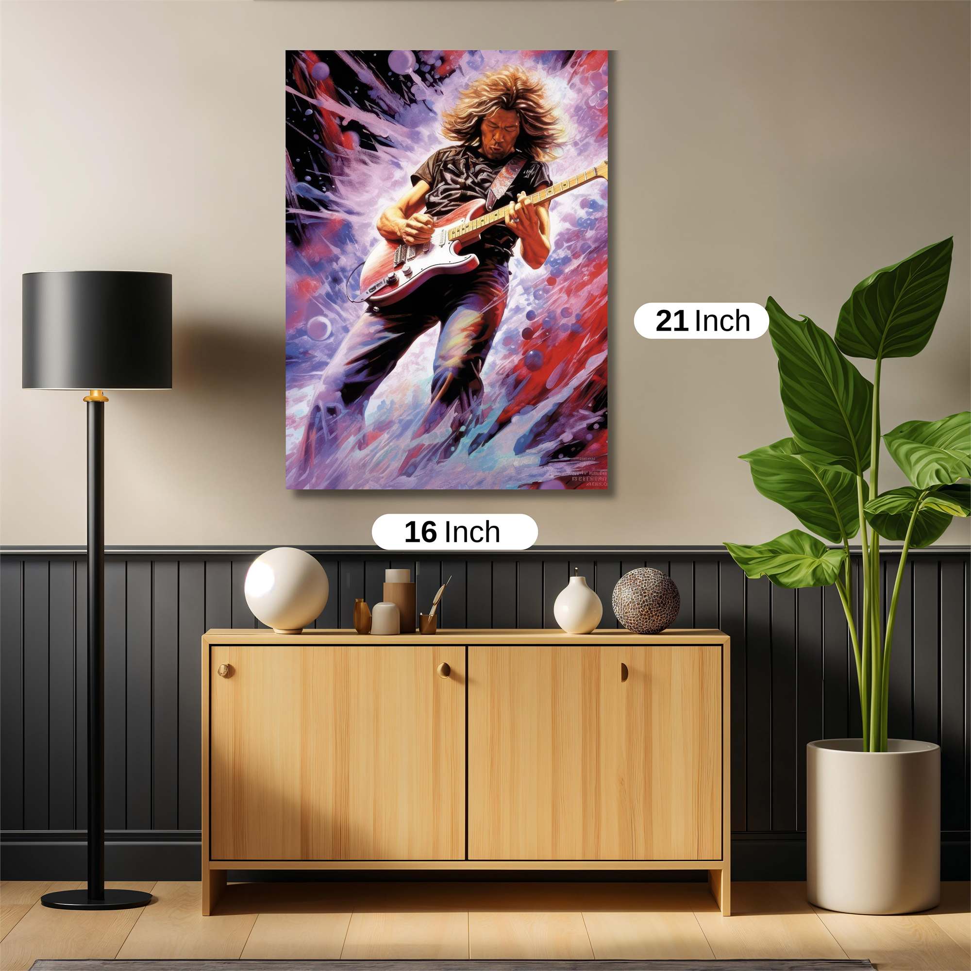 Guitar Frenzy Safe Wall Magnetic / M