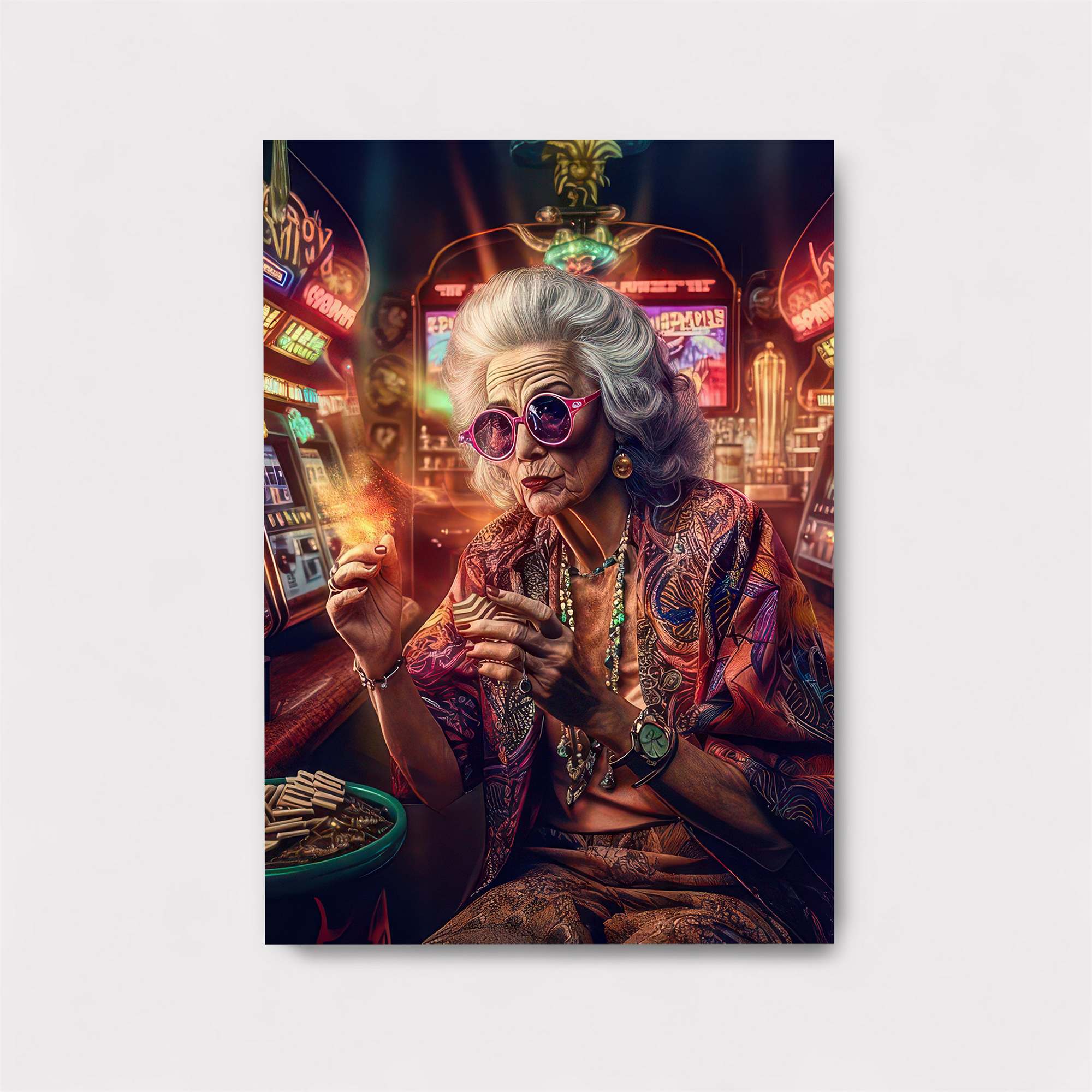 Gambler's Glow Safe Wall Magnetic / M