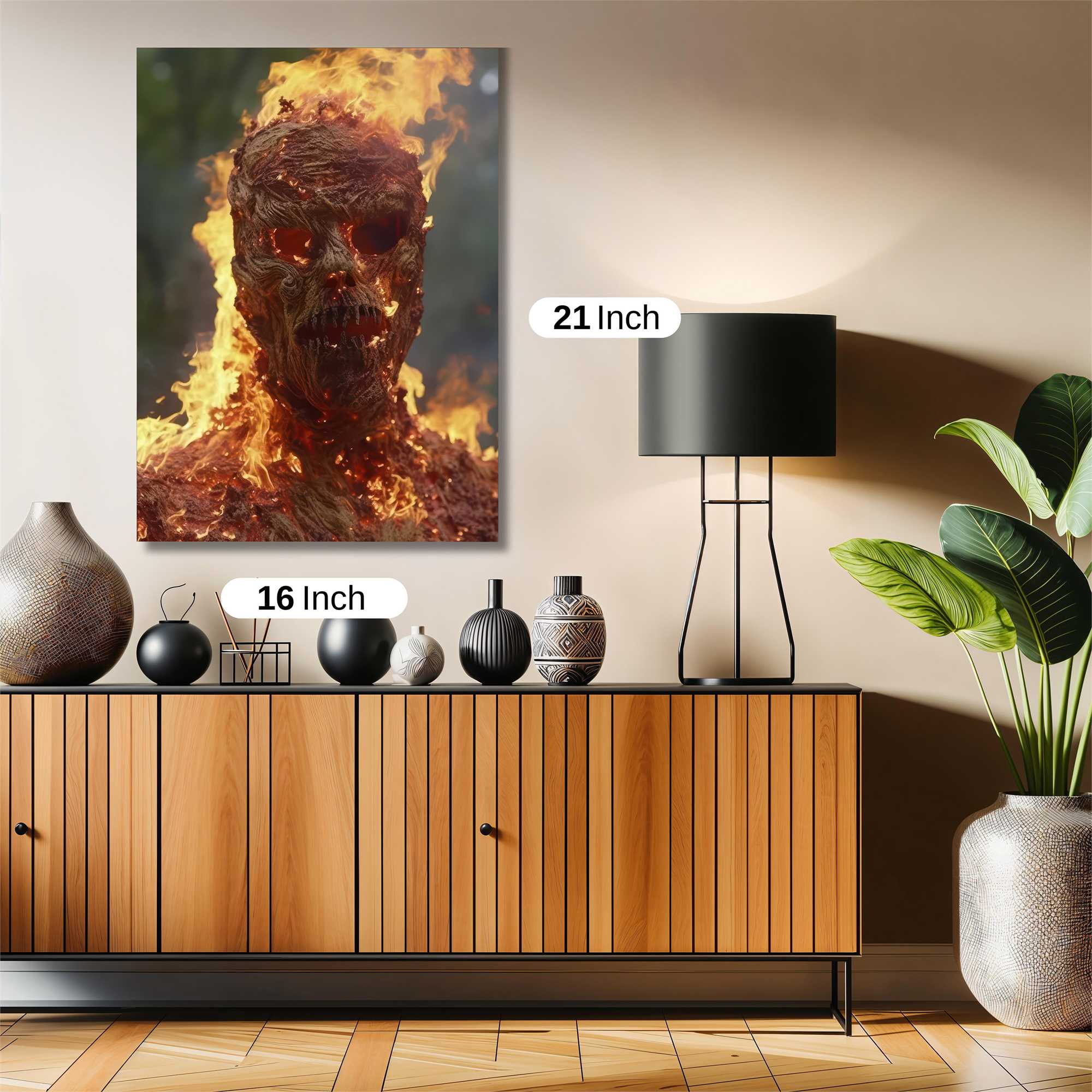 Flame Wraith Safe Wall Magnetic / M