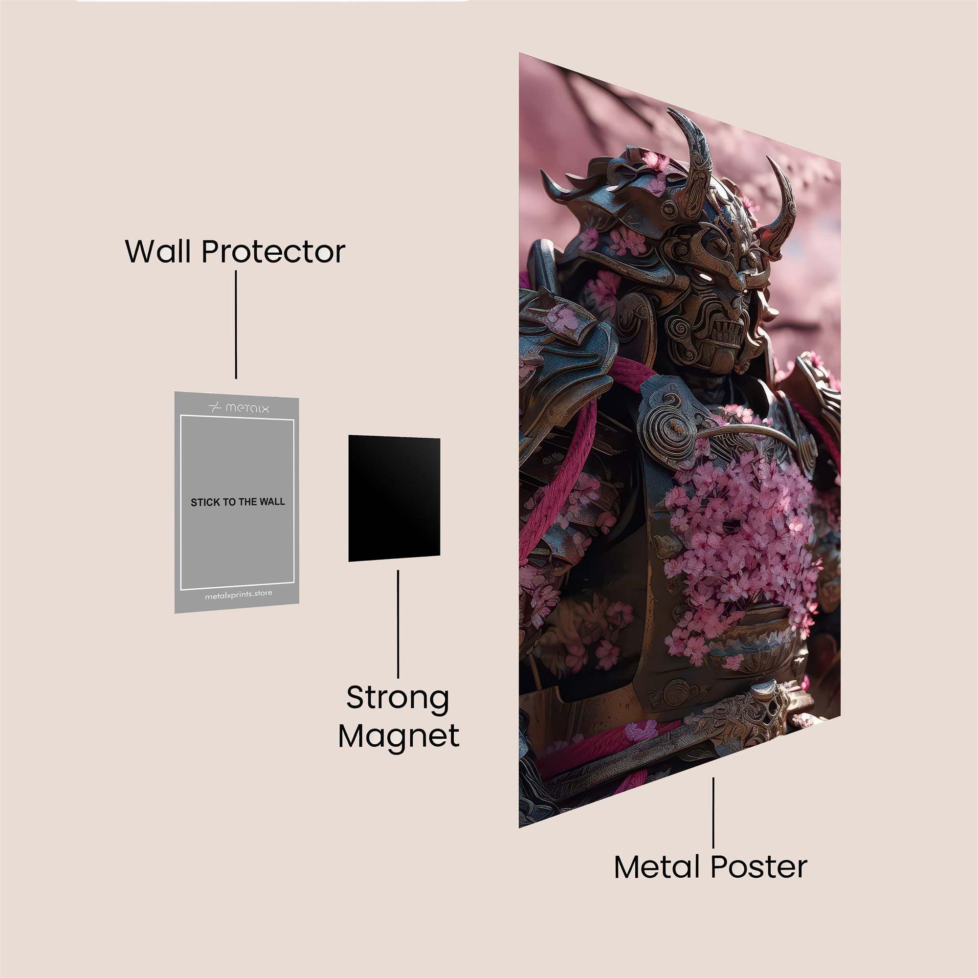 Samurai Serenity Safe Wall Magnetic / M