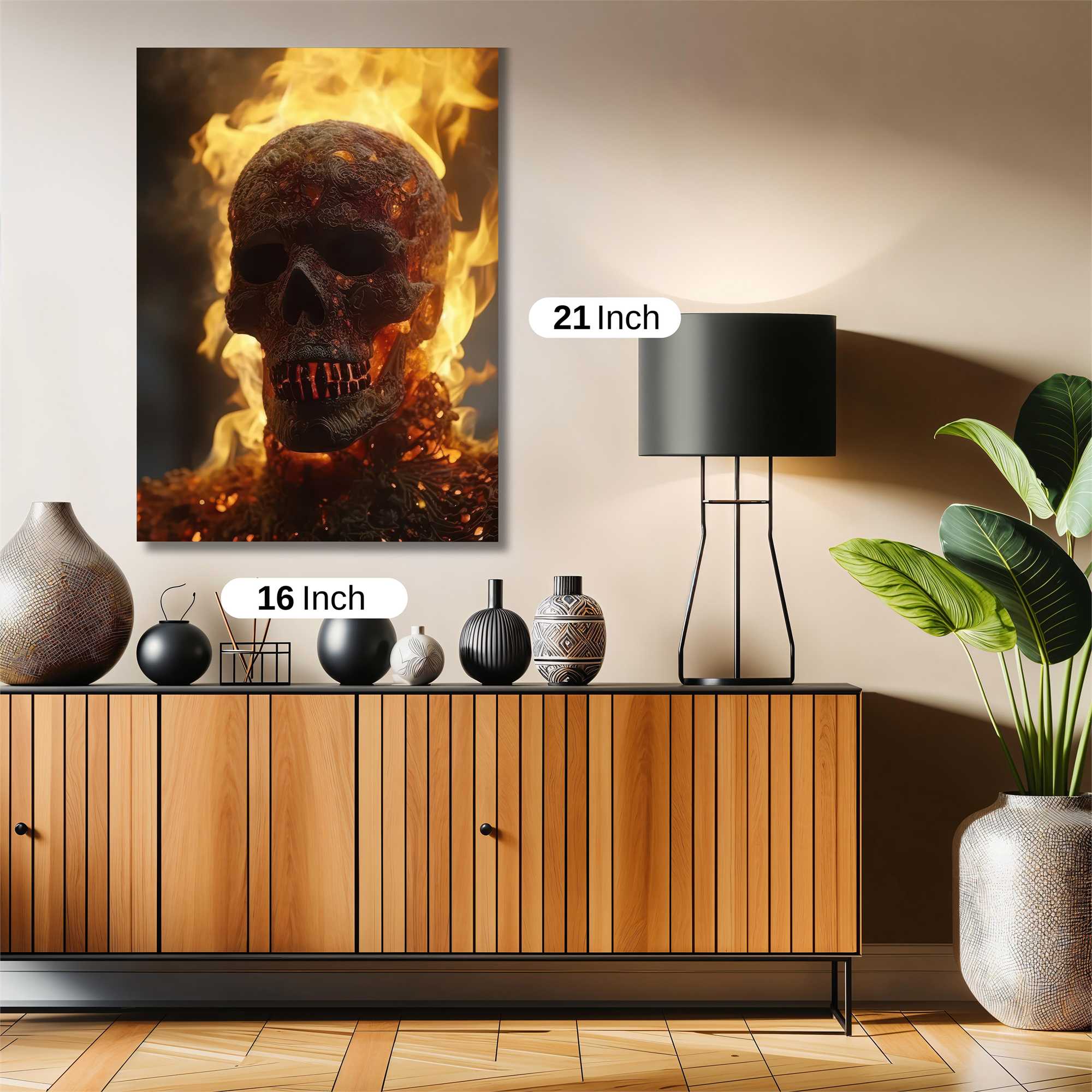 Ghostrider Ablaze Safe Wall Magnetic / M