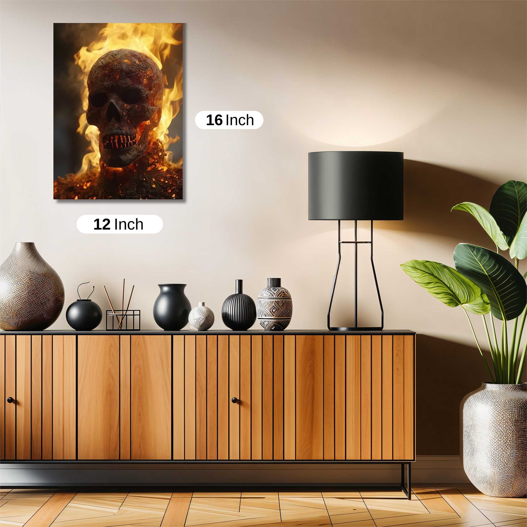Ghostrider Ablaze Safe Wall Magnetic / M