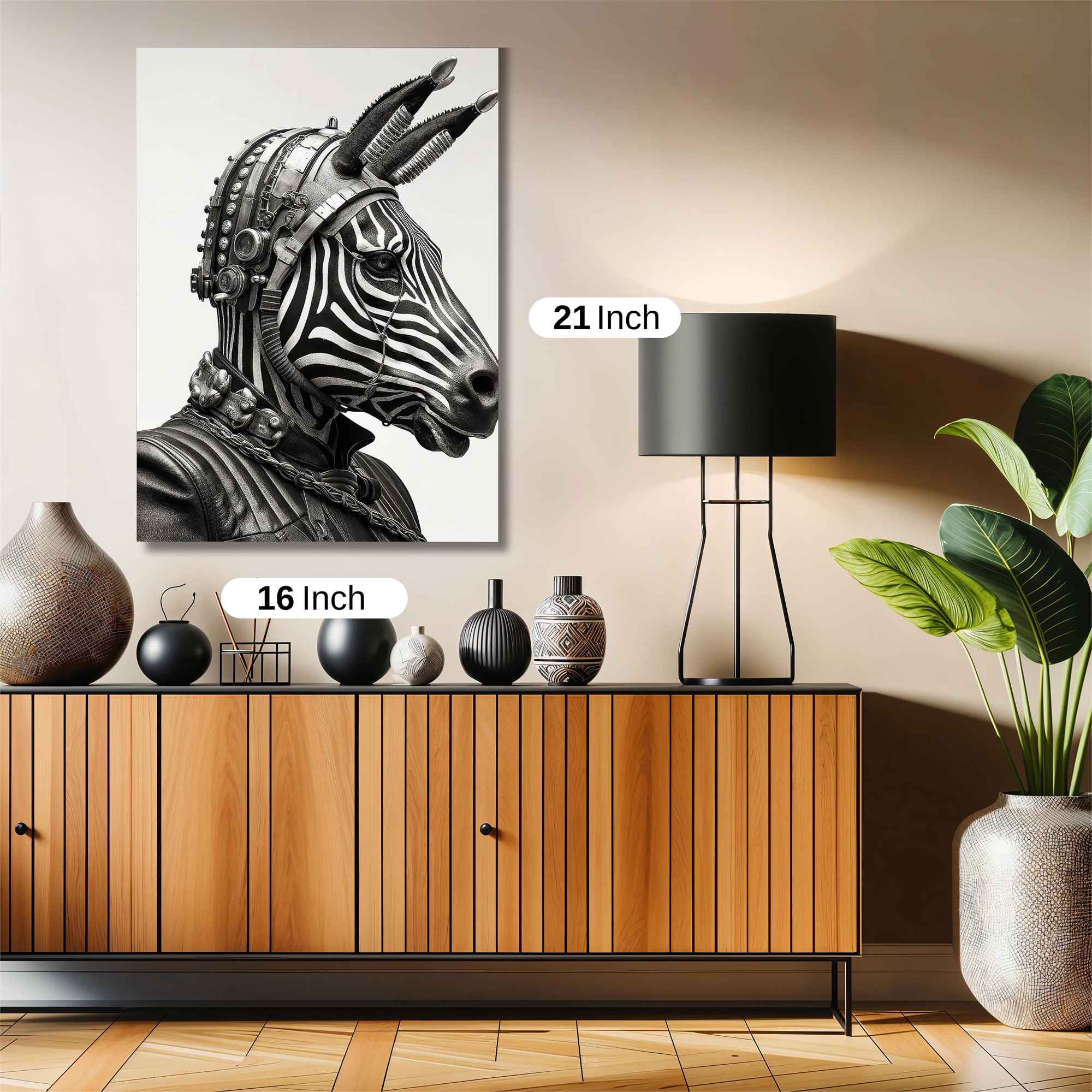 Zebra Warrior Safe Wall Magnetic / M