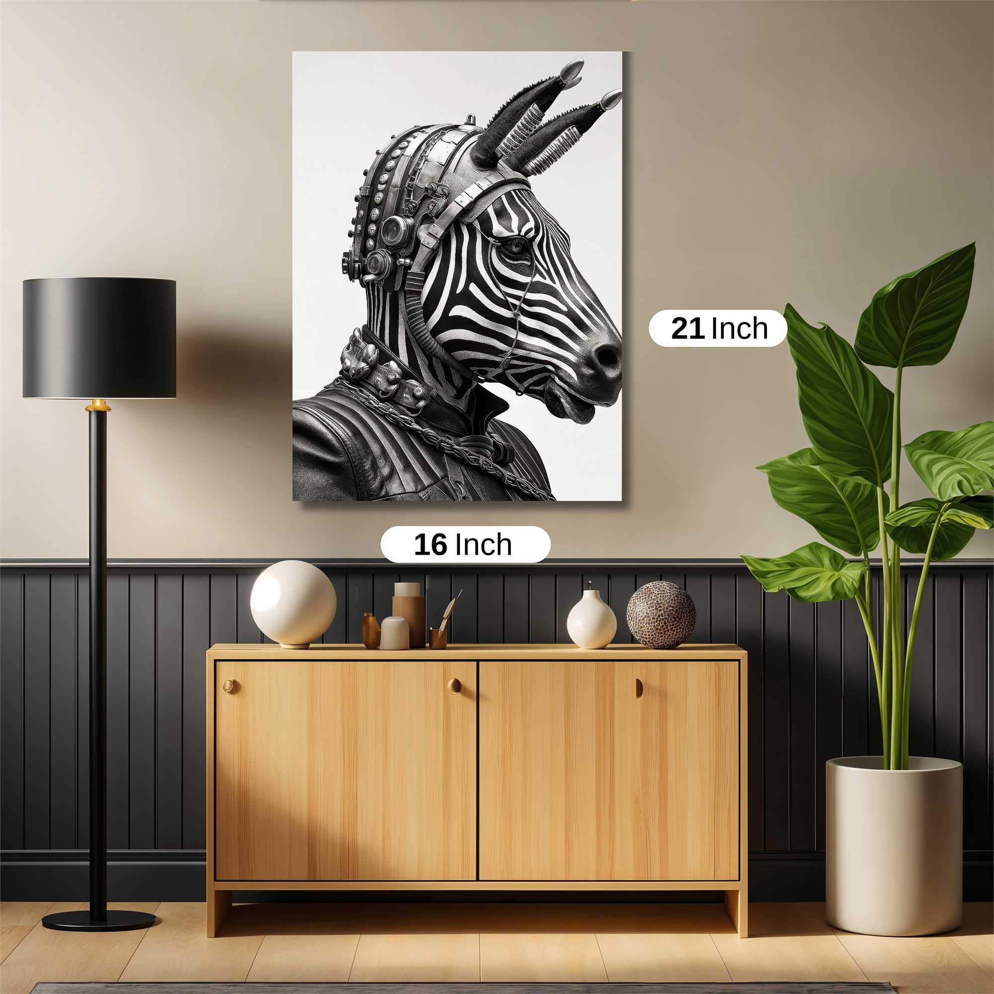 Zebra Warrior Safe Wall Magnetic / M