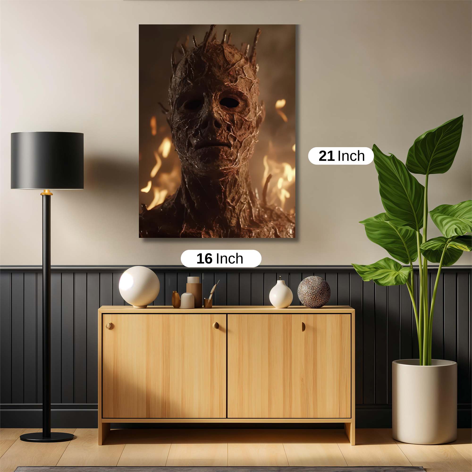 Flame Wraith Safe Wall Magnetic / M