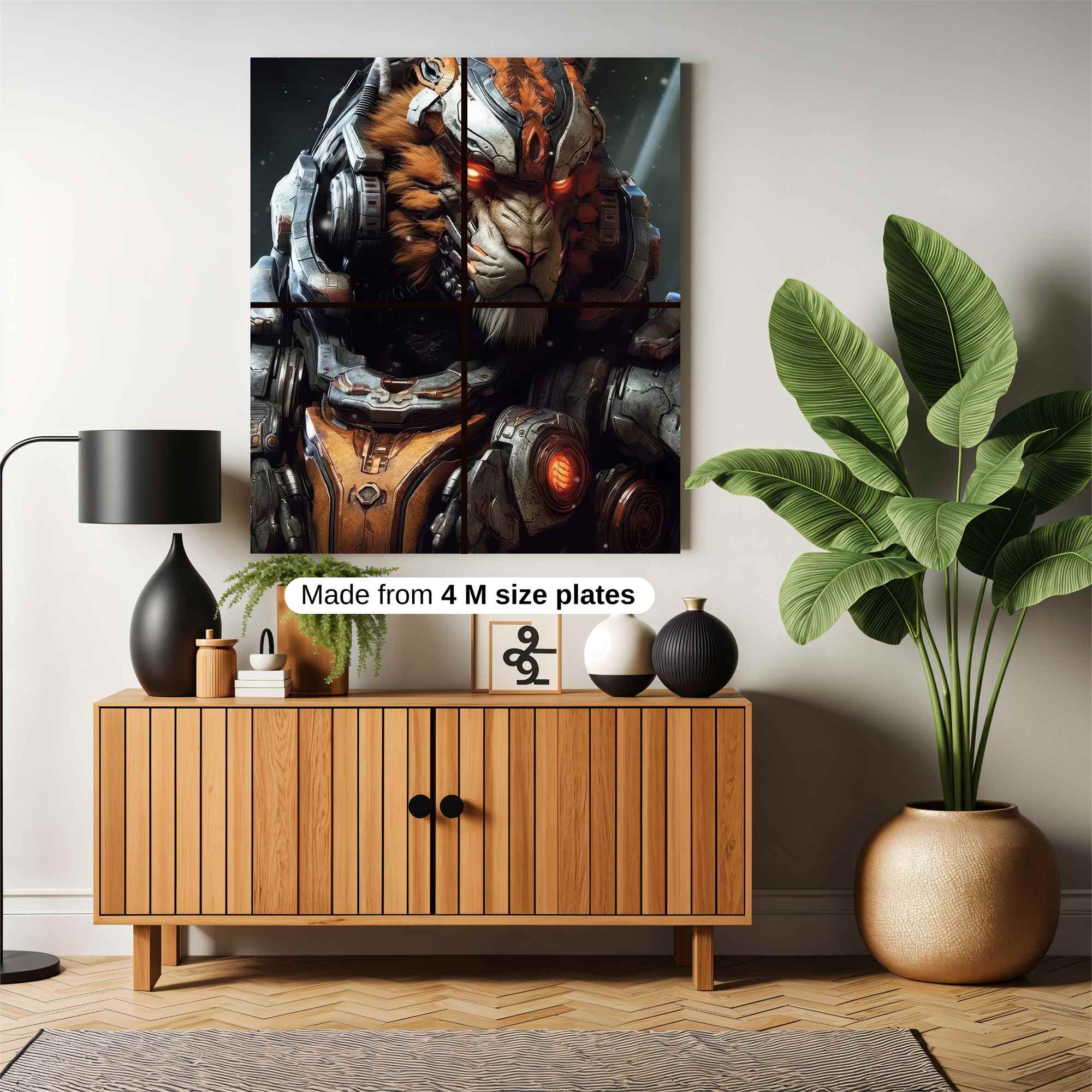 Tiger Fury Safe Wall Magnetic / M
