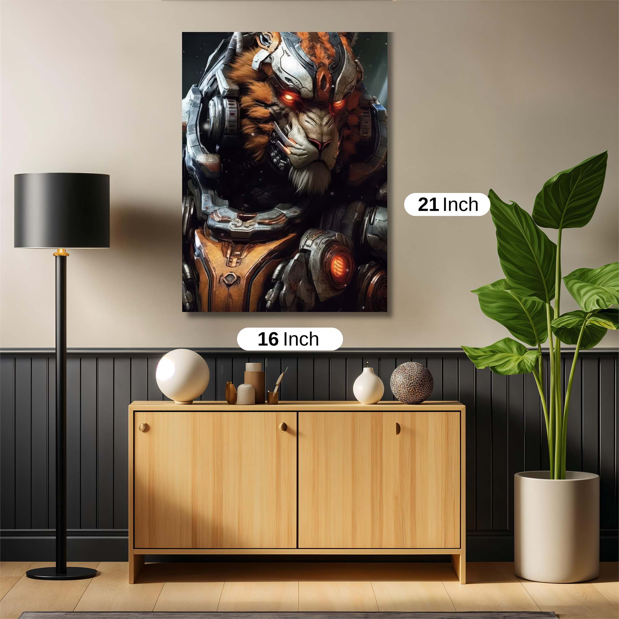 Tiger Fury Safe Wall Magnetic / M