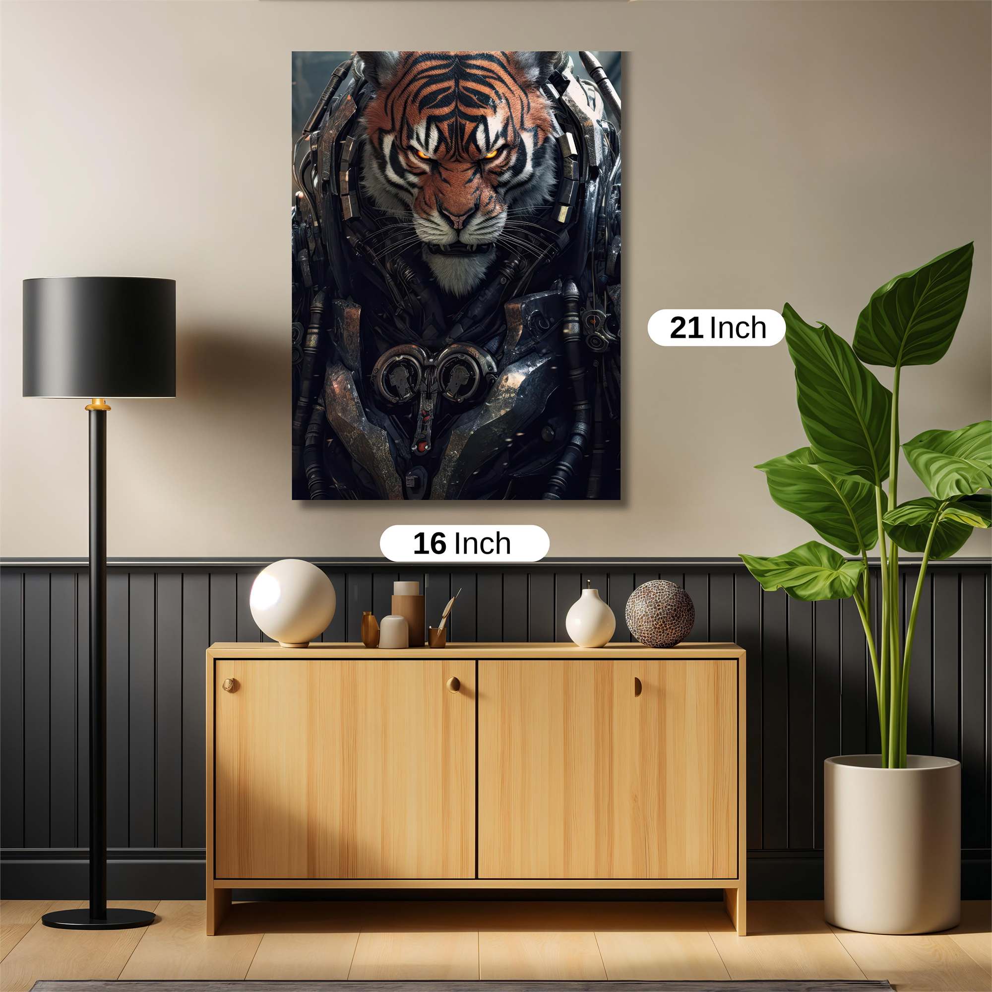 Tiger Fury Safe Wall Magnetic / M