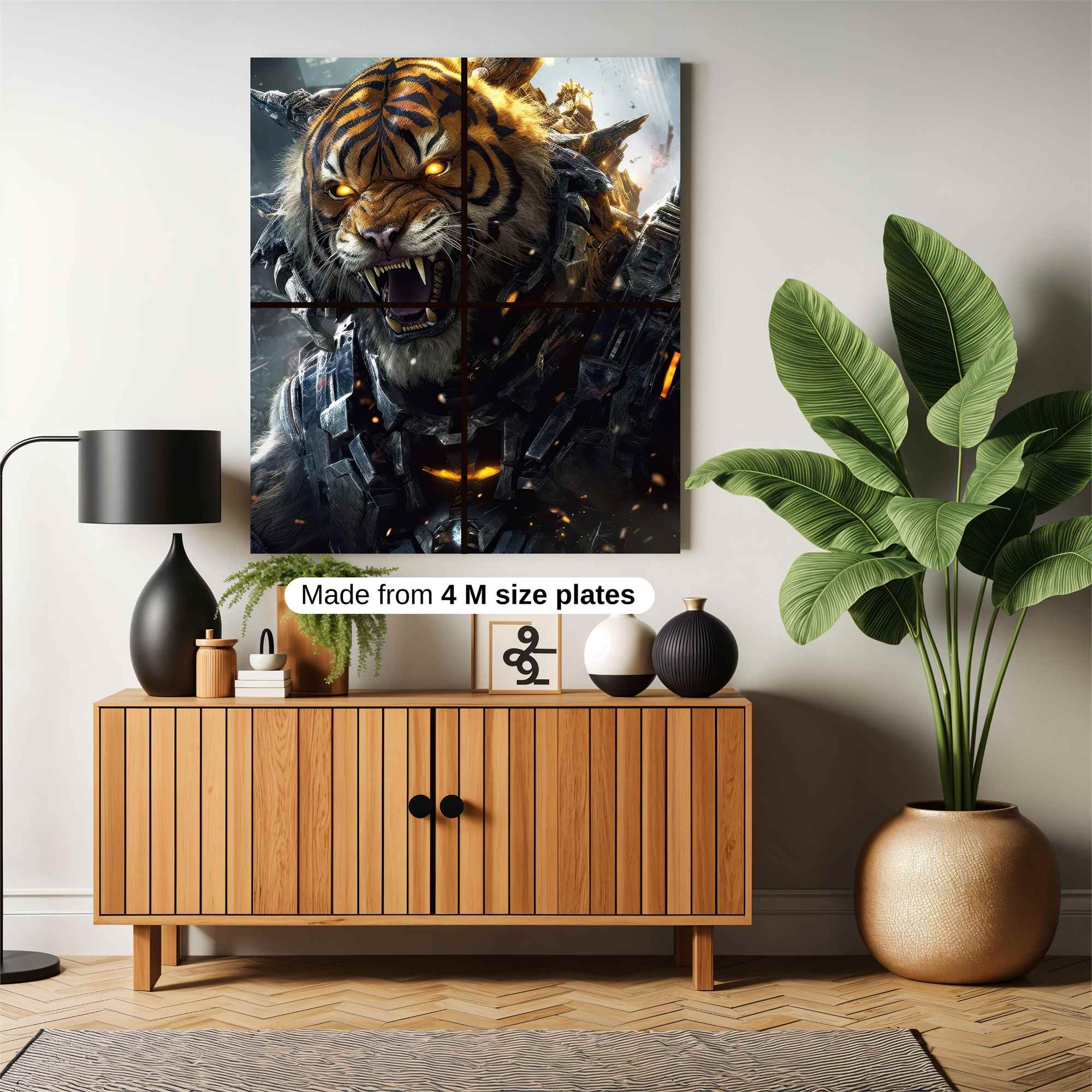 Tiger Rage Safe Wall Magnetic / M