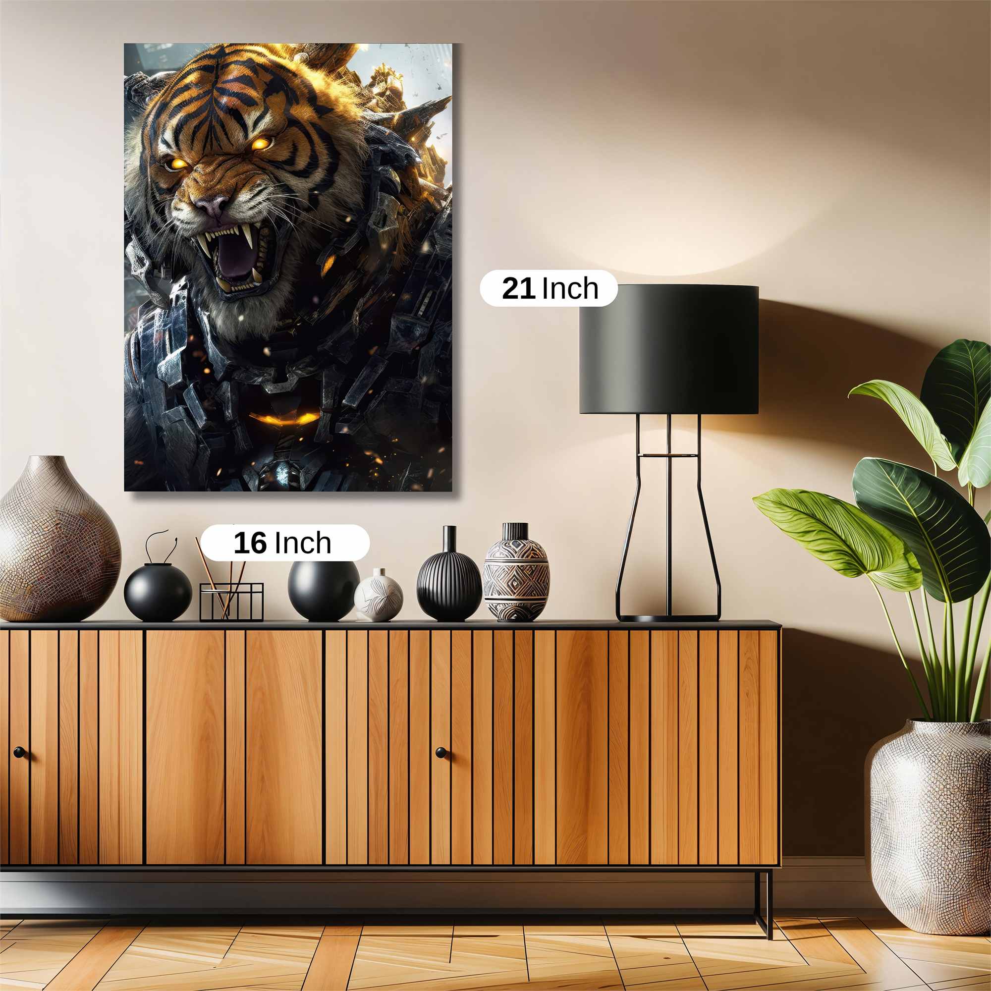 Tiger Rage Safe Wall Magnetic / M