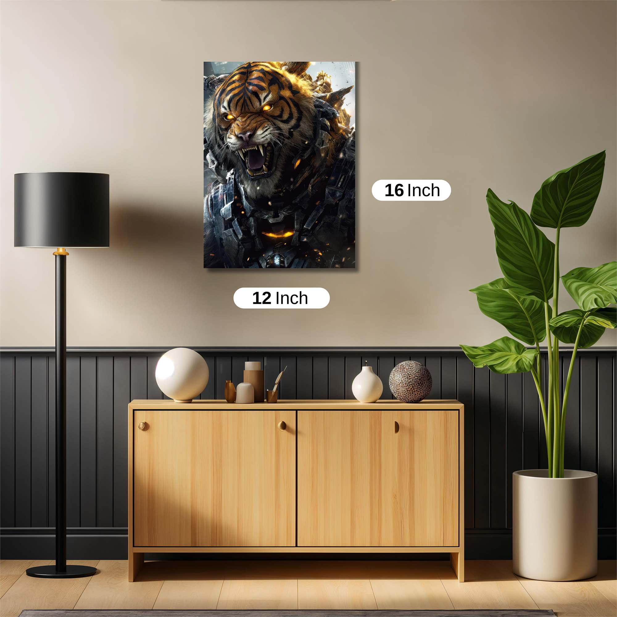 Tiger Rage Safe Wall Magnetic / M