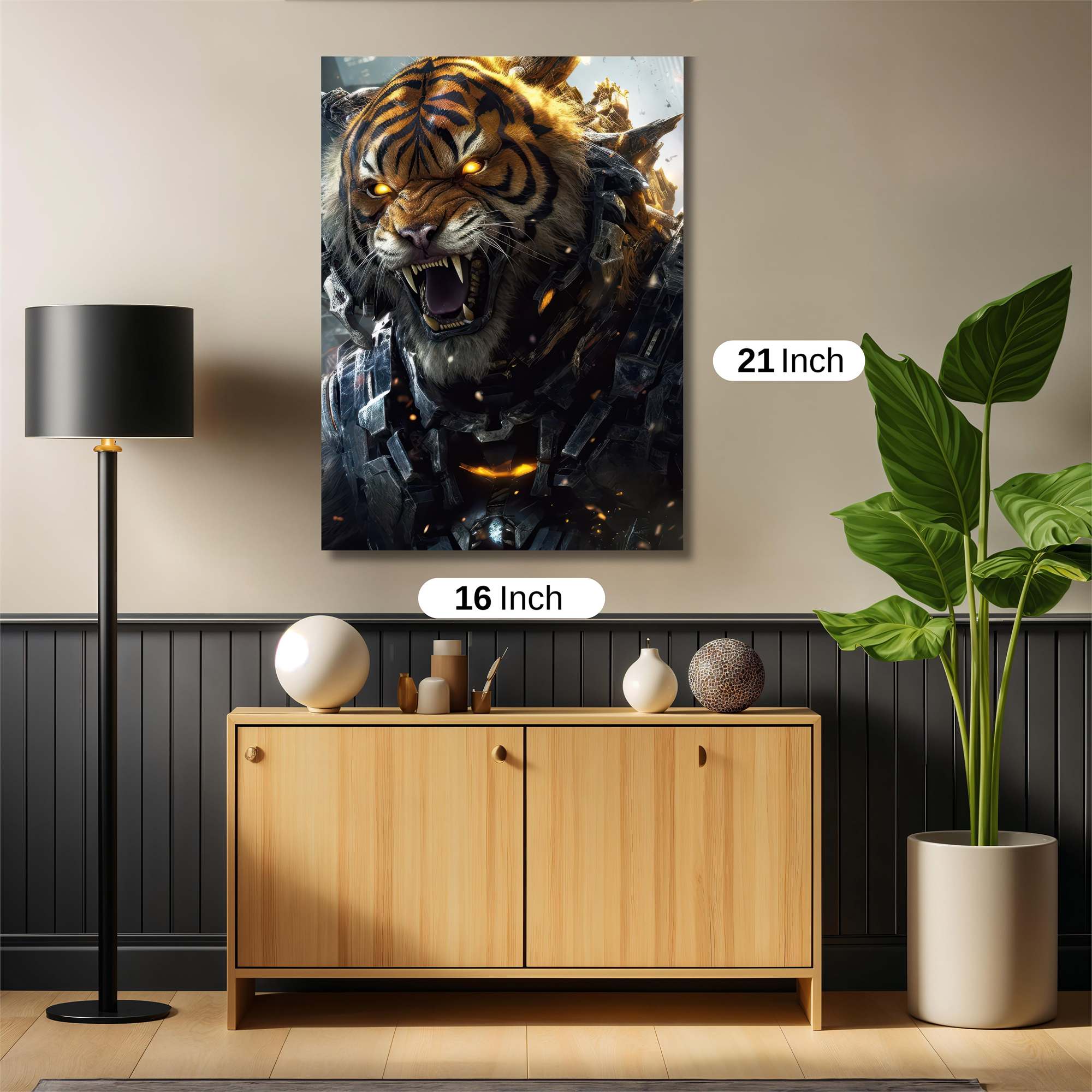 Tiger Rage Safe Wall Magnetic / M
