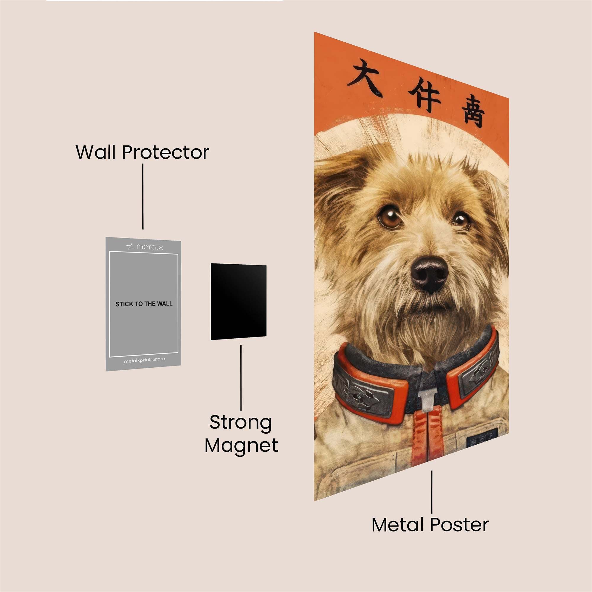 Doggo Dream Safe Wall Magnetic / M