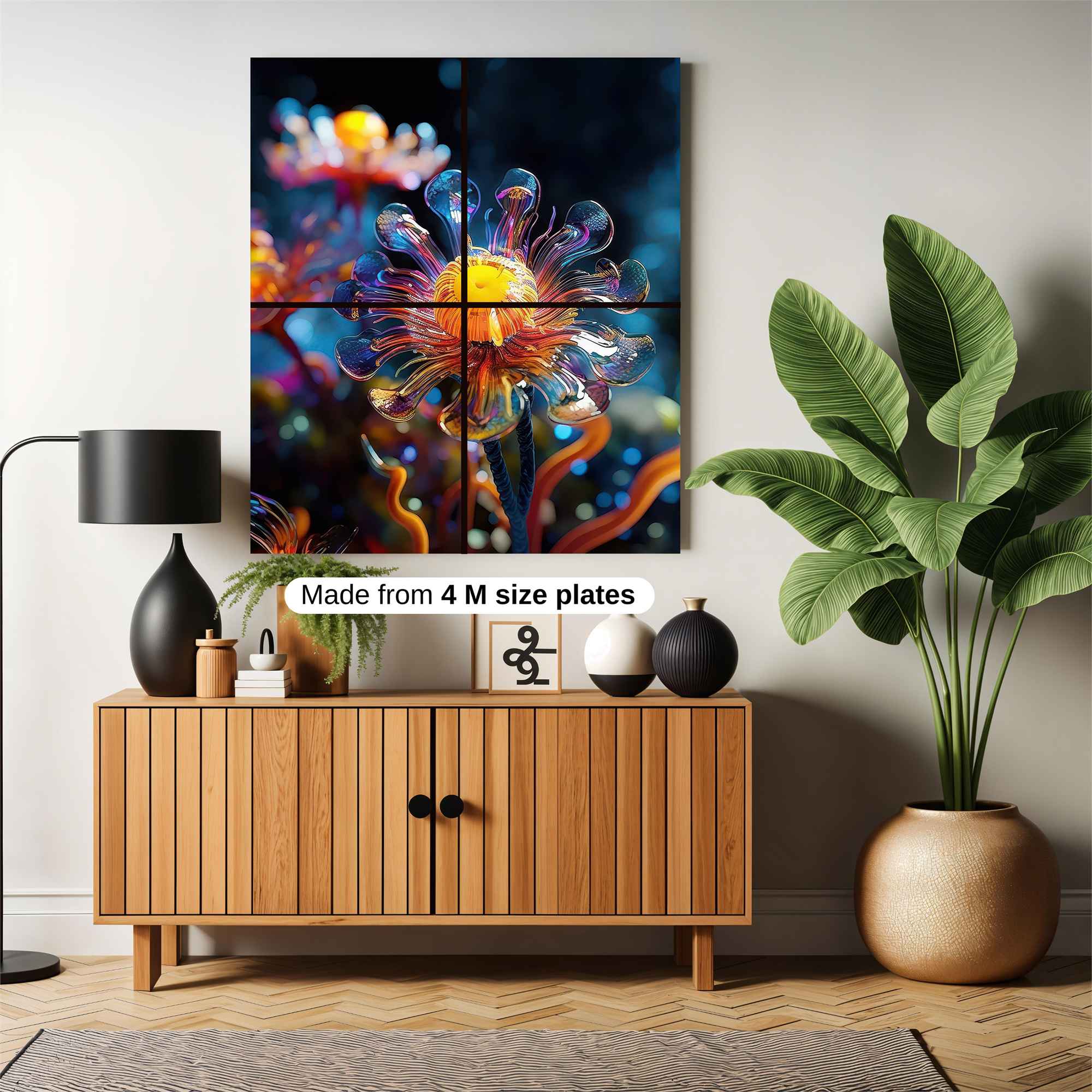 Neon Bloom Safe Wall Magnetic / M