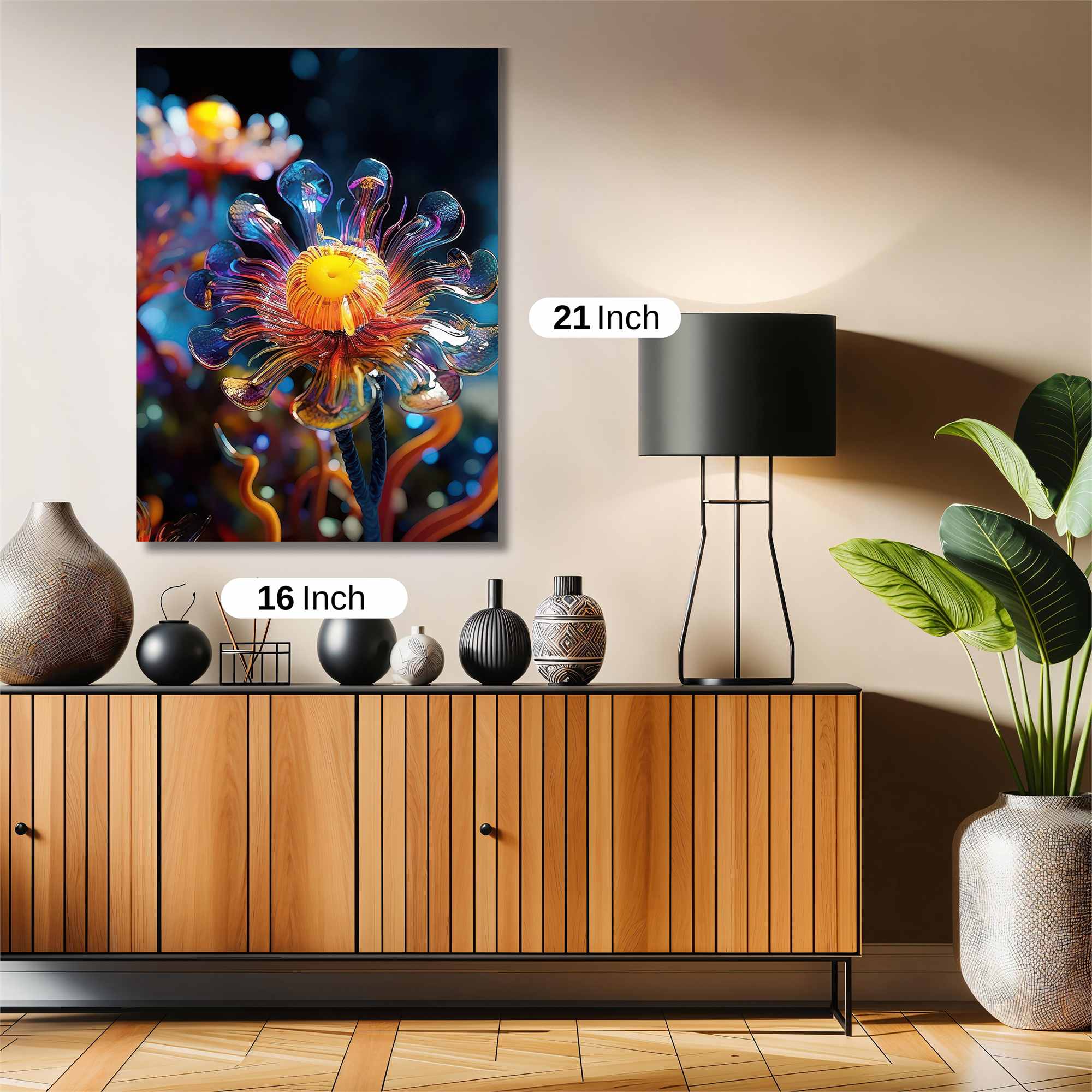 Neon Bloom Safe Wall Magnetic / M