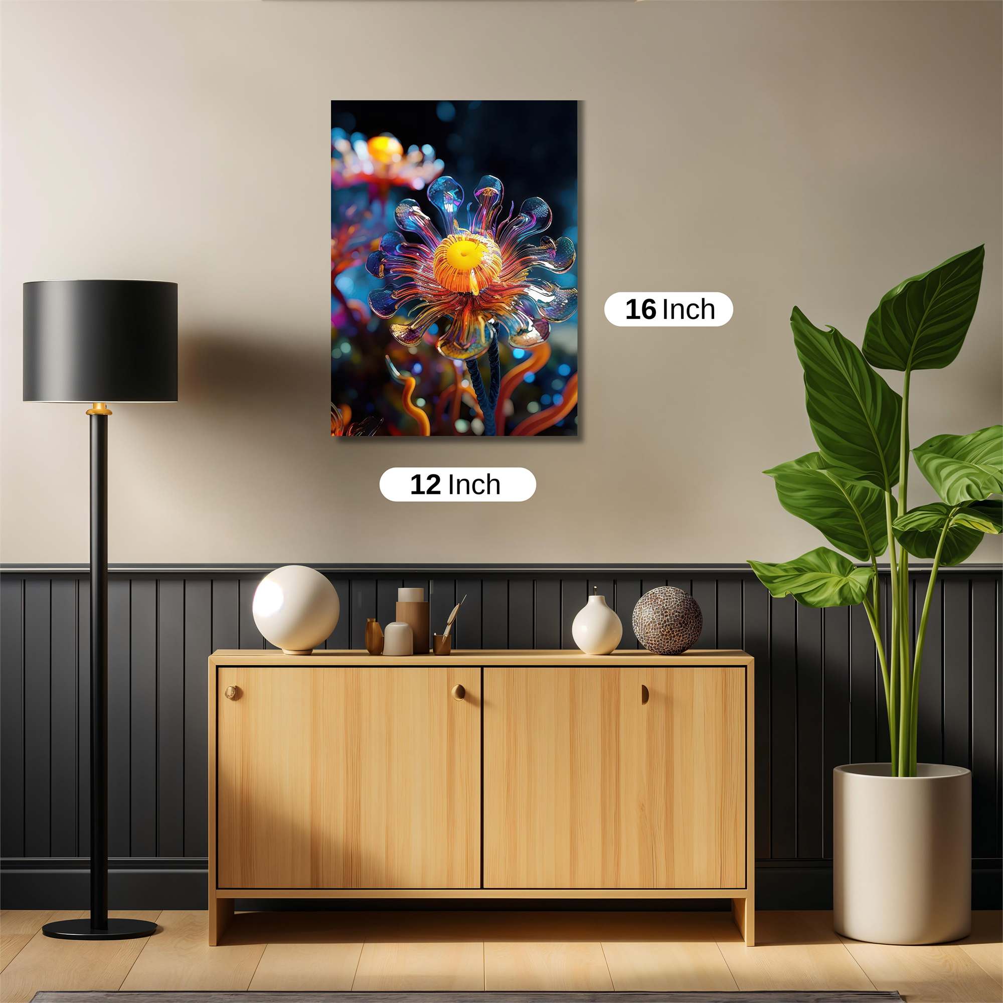 Neon Bloom Safe Wall Magnetic / M