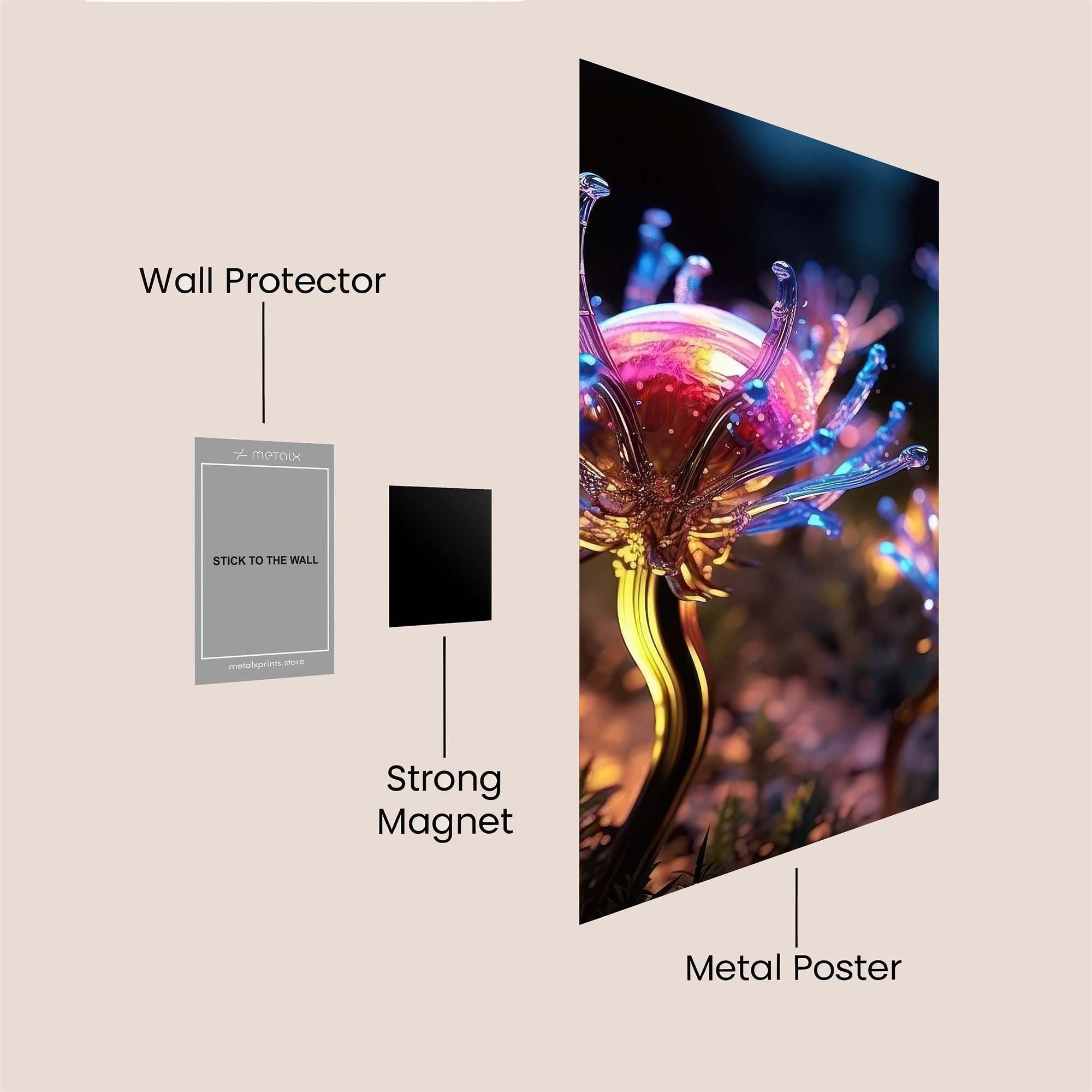 Neon Dream Safe Wall Magnetic / M