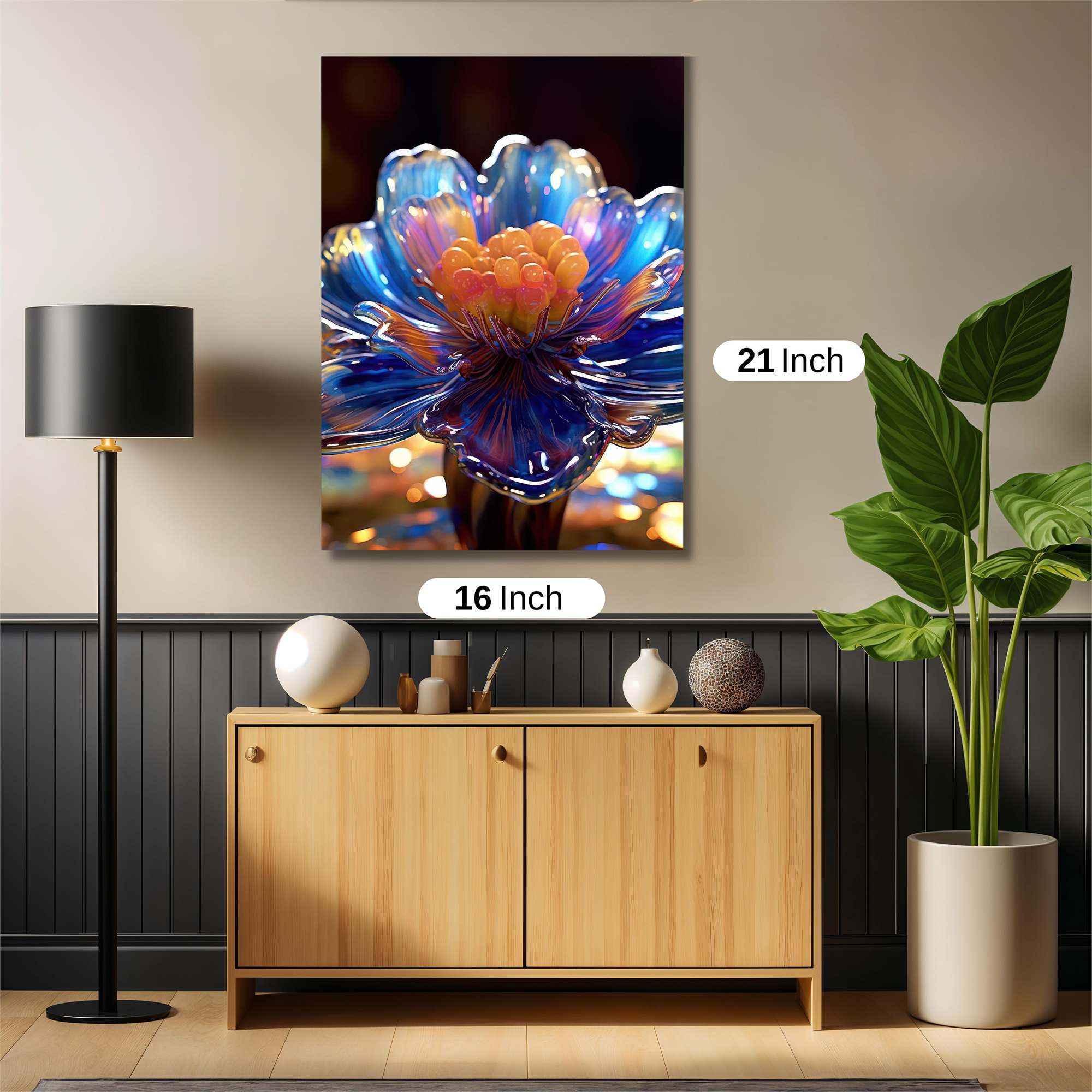 Glass Elegance Safe Wall Magnetic / M