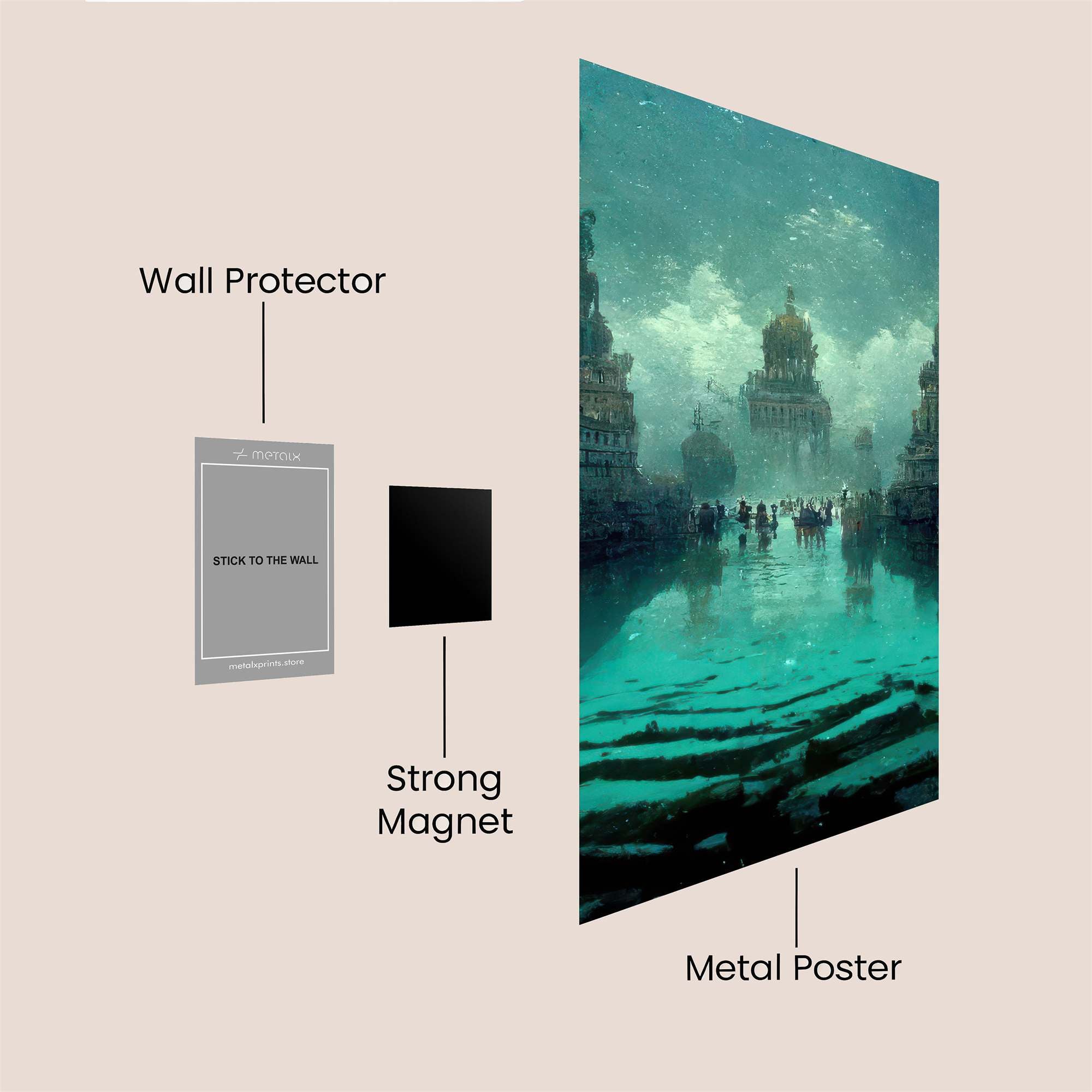 Atlantis Dream Safe Wall Magnetic / M