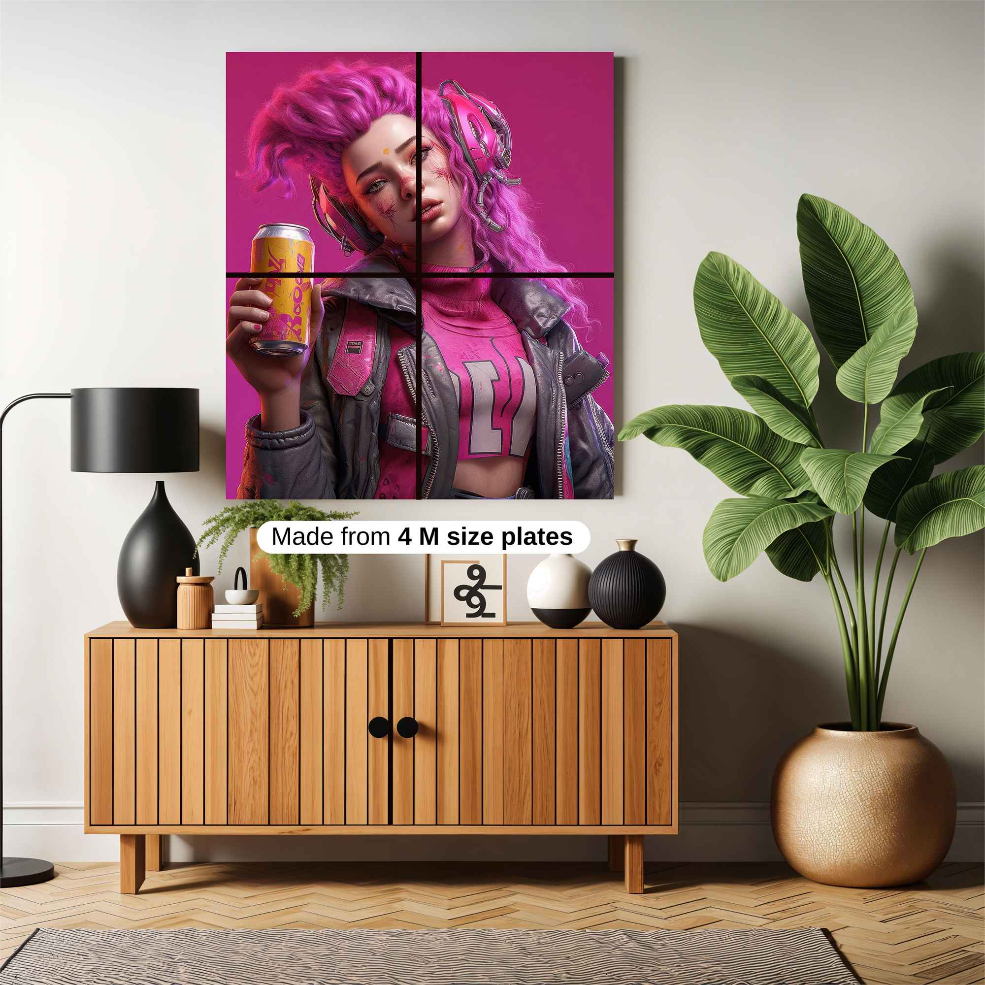 Cyberpunk Rebellious Safe Wall Magnetic / M