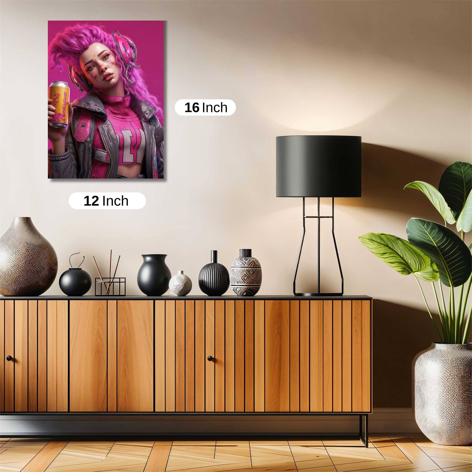 Cyberpunk Rebellious Safe Wall Magnetic / M