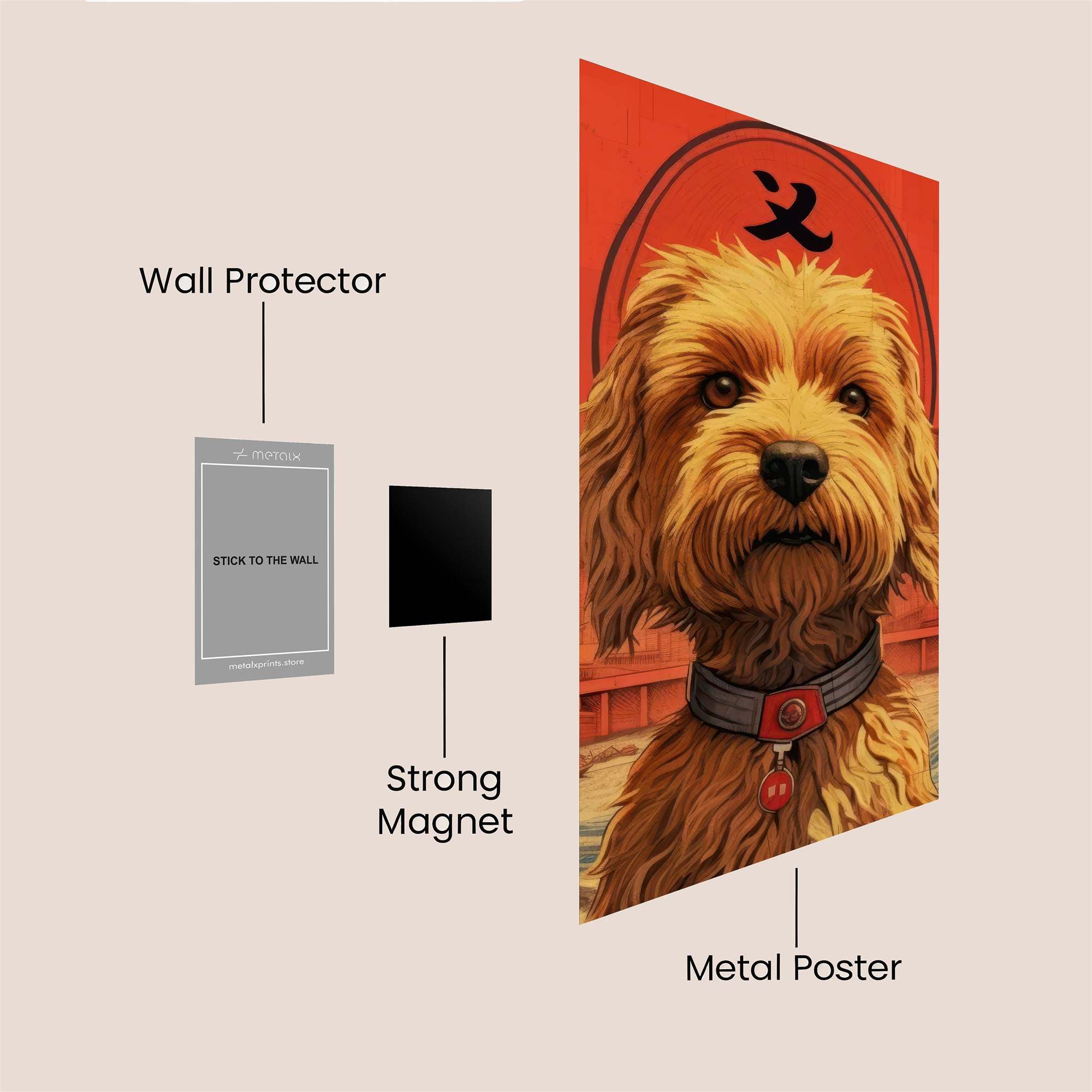 Doggo Destiny Safe Wall Magnetic / M