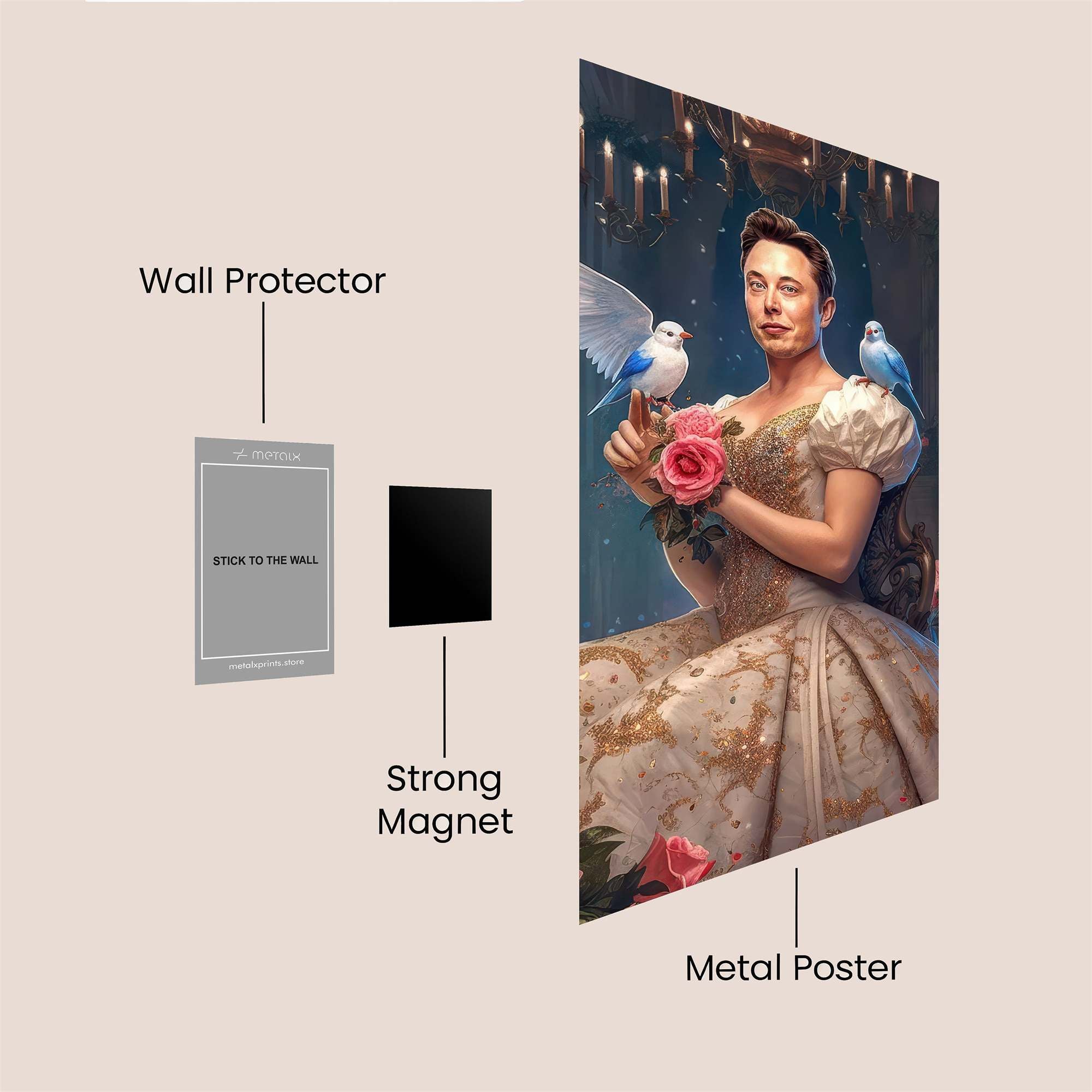 Elon Enchanting Safe Wall Magnetic / M