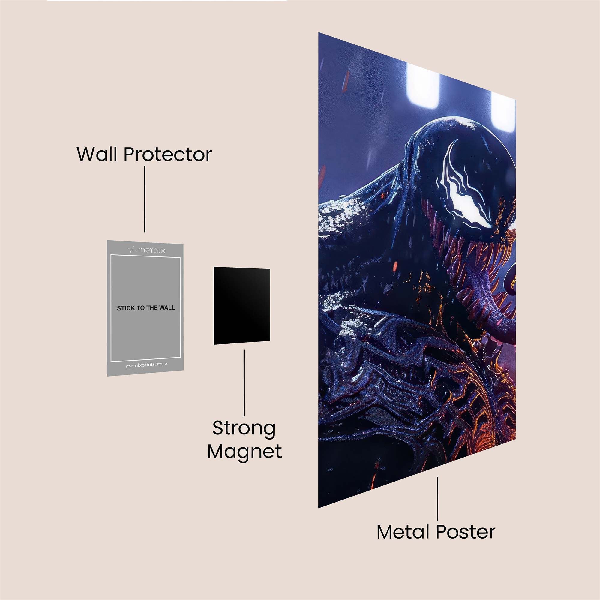 Venom Ferocious Safe Wall Magnetic / M