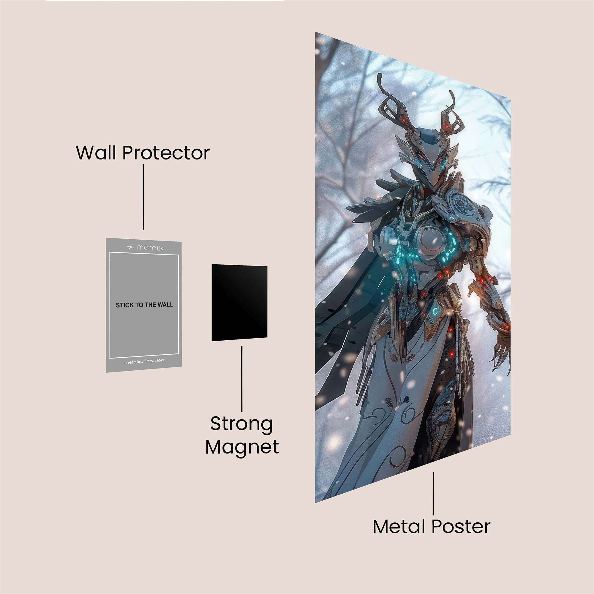 DeerGuardian Safe Wall Magnetic / M