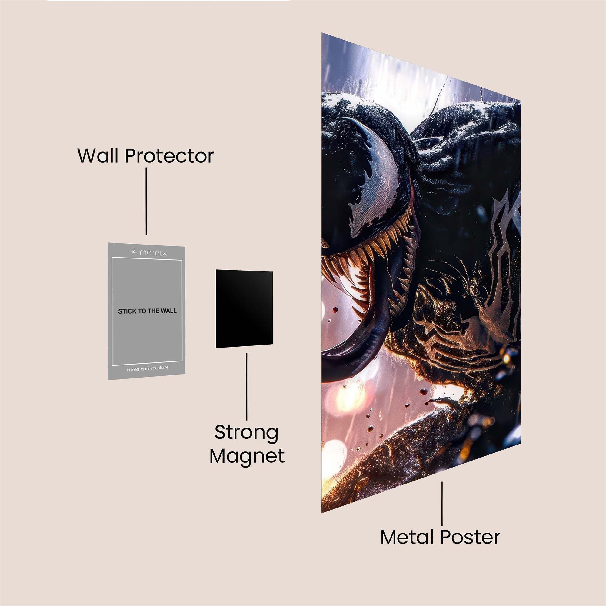 Venom Vicious Safe Wall Magnetic / M
