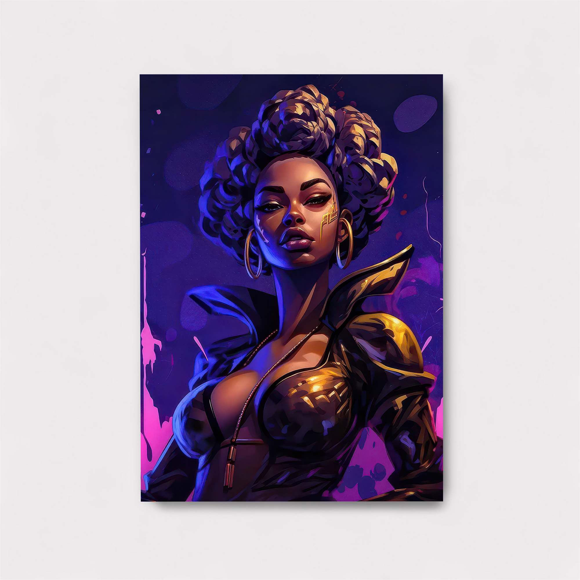 Afrofuturist Majesty Safe Wall Magnetic / M