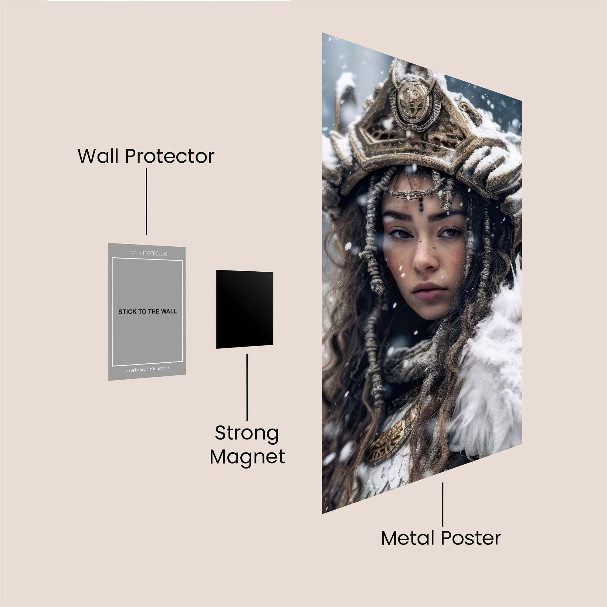 Frost Queen Safe Wall Magnetic / M
