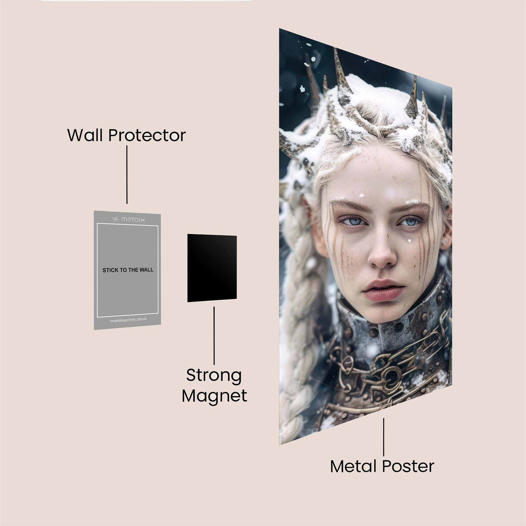 Ice Queen Safe Wall Magnetic / M