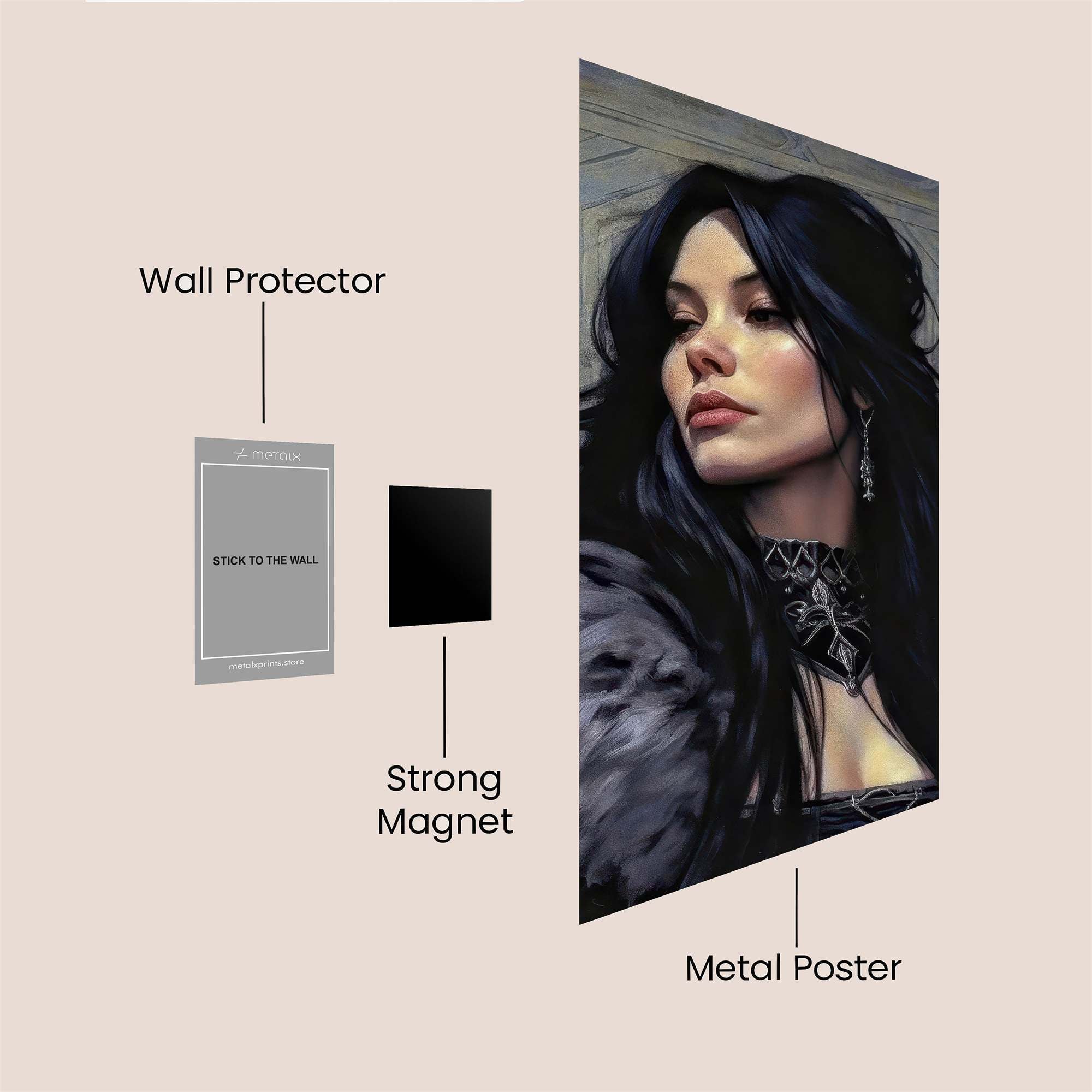 Mystique Enigma Safe Wall Magnetic / M